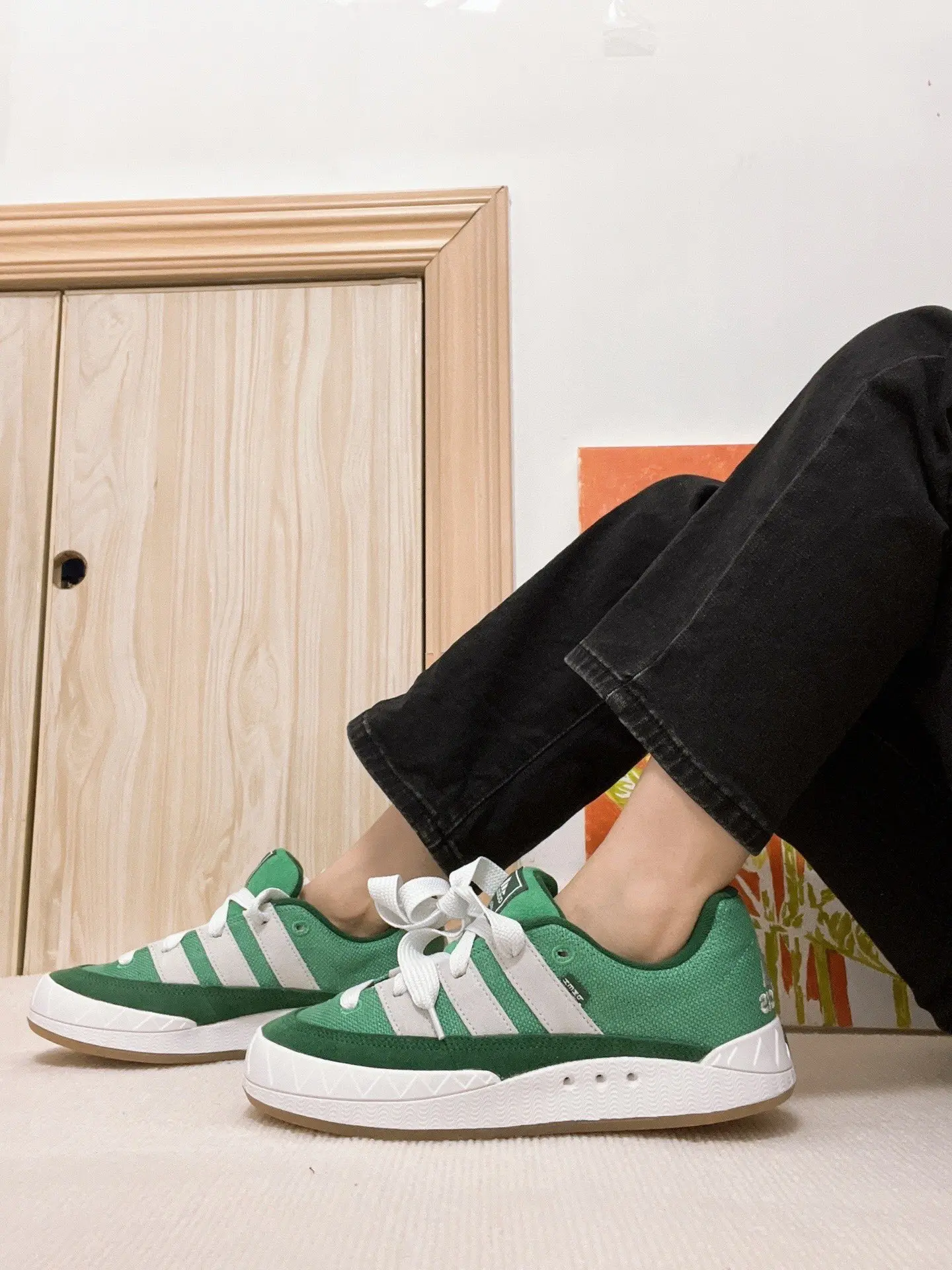 Adidas Originals Adimatic Semi Court Green/Crystal White Replica Review | YtaYta