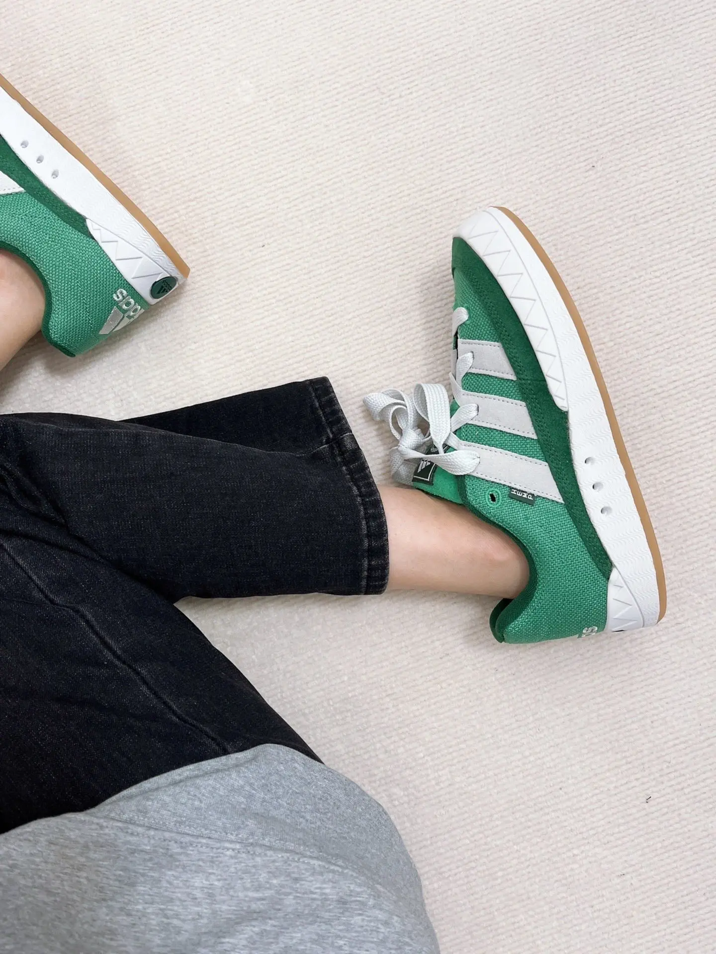 Adidas Originals Adimatic Semi Court Green/Crystal White Replica Review | YtaYta