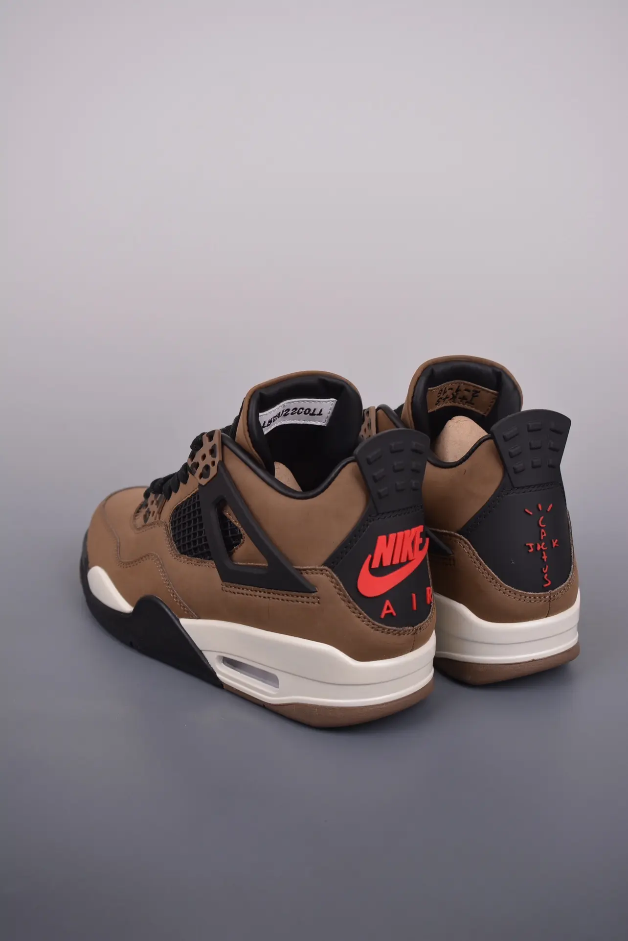 Travis Scott x Air Jordan 4 Olive Grey Black (Replica) | YtaYta