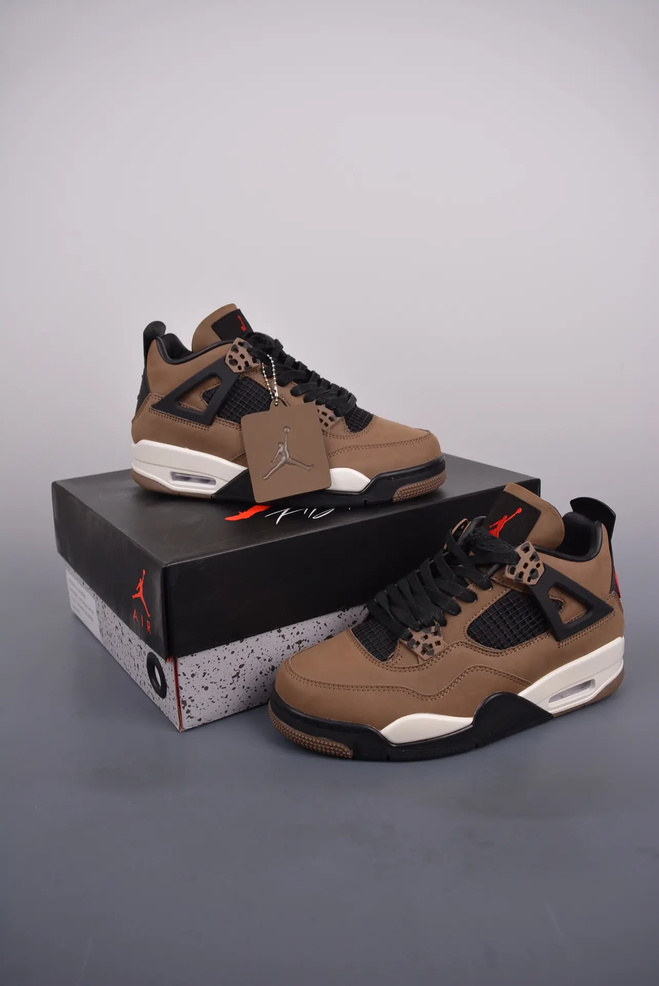 Travis Scott x Air Jordan 4 Olive Grey Black (Replica) | YtaYta