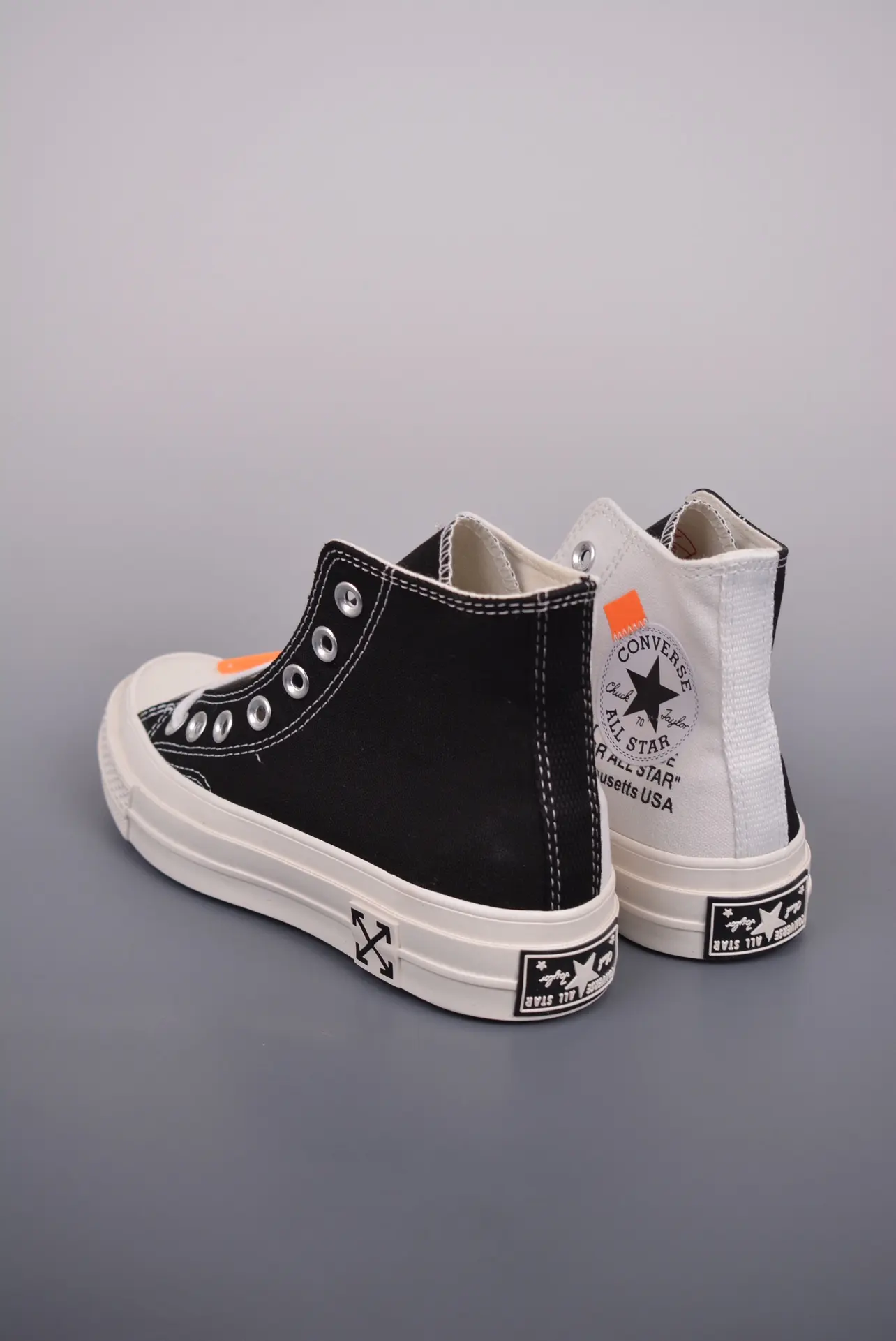 Off-White x Converse Chuck Taylor 70s Black/White Replica: First Look | YtaYta