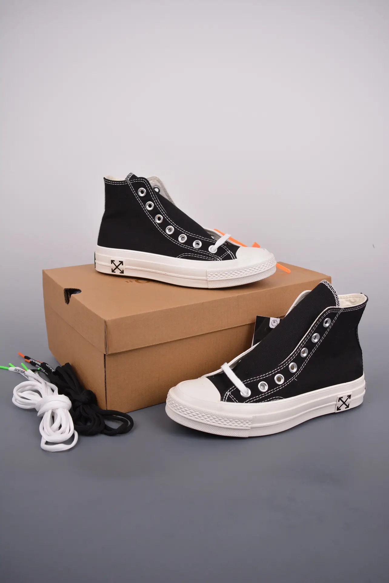 Off-White x Converse Chuck Taylor 70s Black/White Replica: First Look | YtaYta