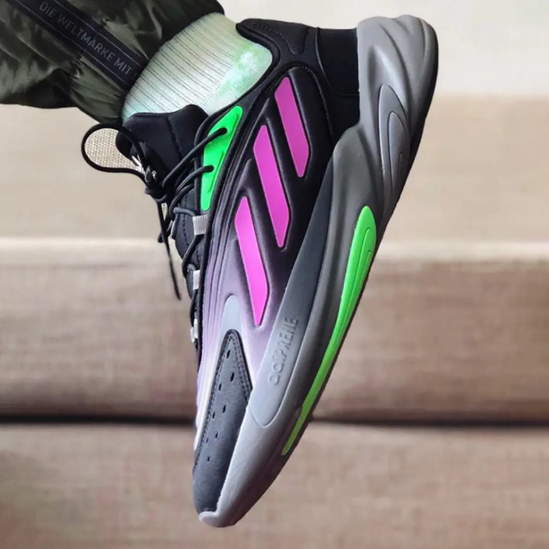 Adidas Ozelia Joker H04249: Black Purple Screaming Green Replica Review | YtaYta