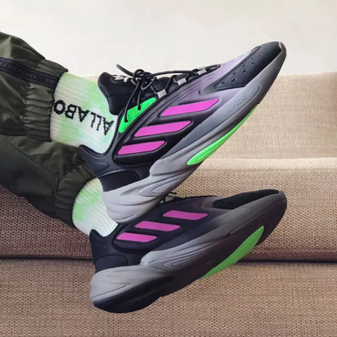 Adidas Ozelia Joker H04249: Black Purple Screaming Green Replica Review | YtaYta