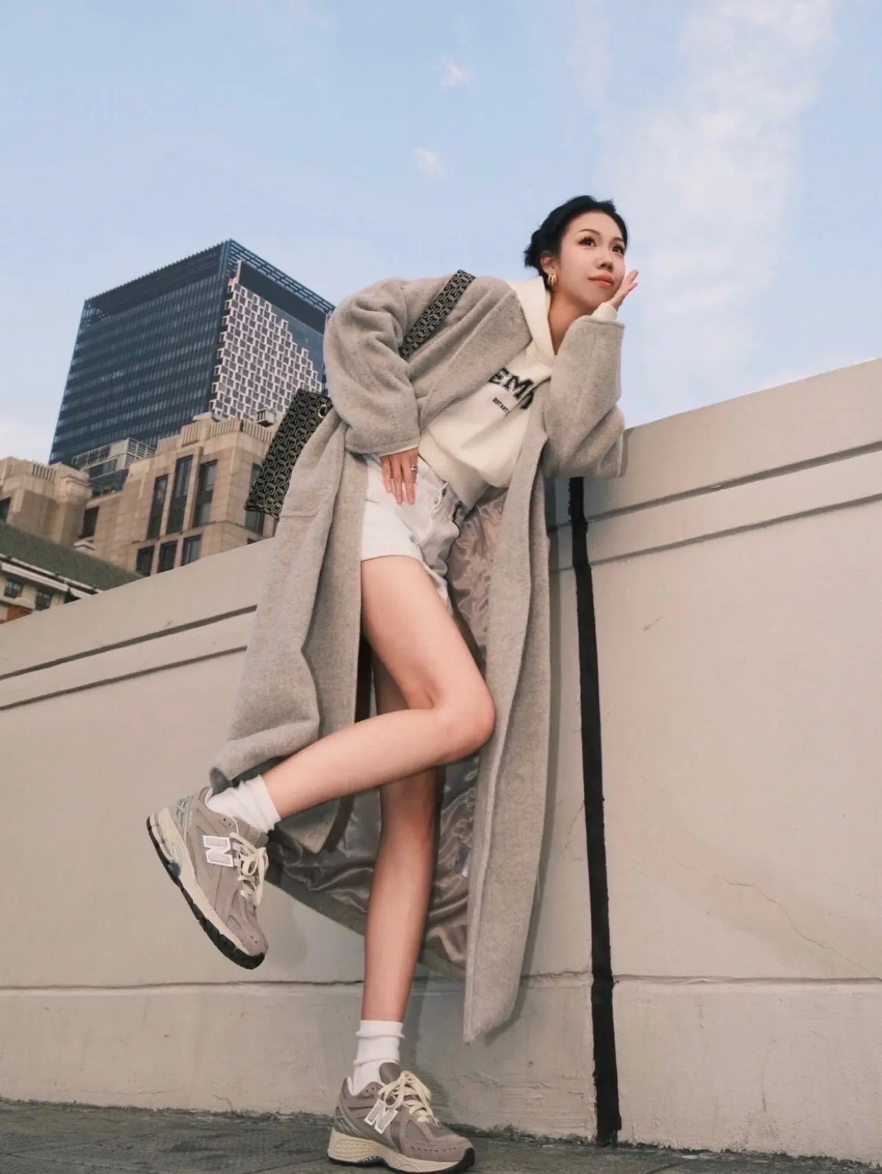 Rodebjer Tencha Coat - Grey Melange: A Fashion Must-Have | YtaYta