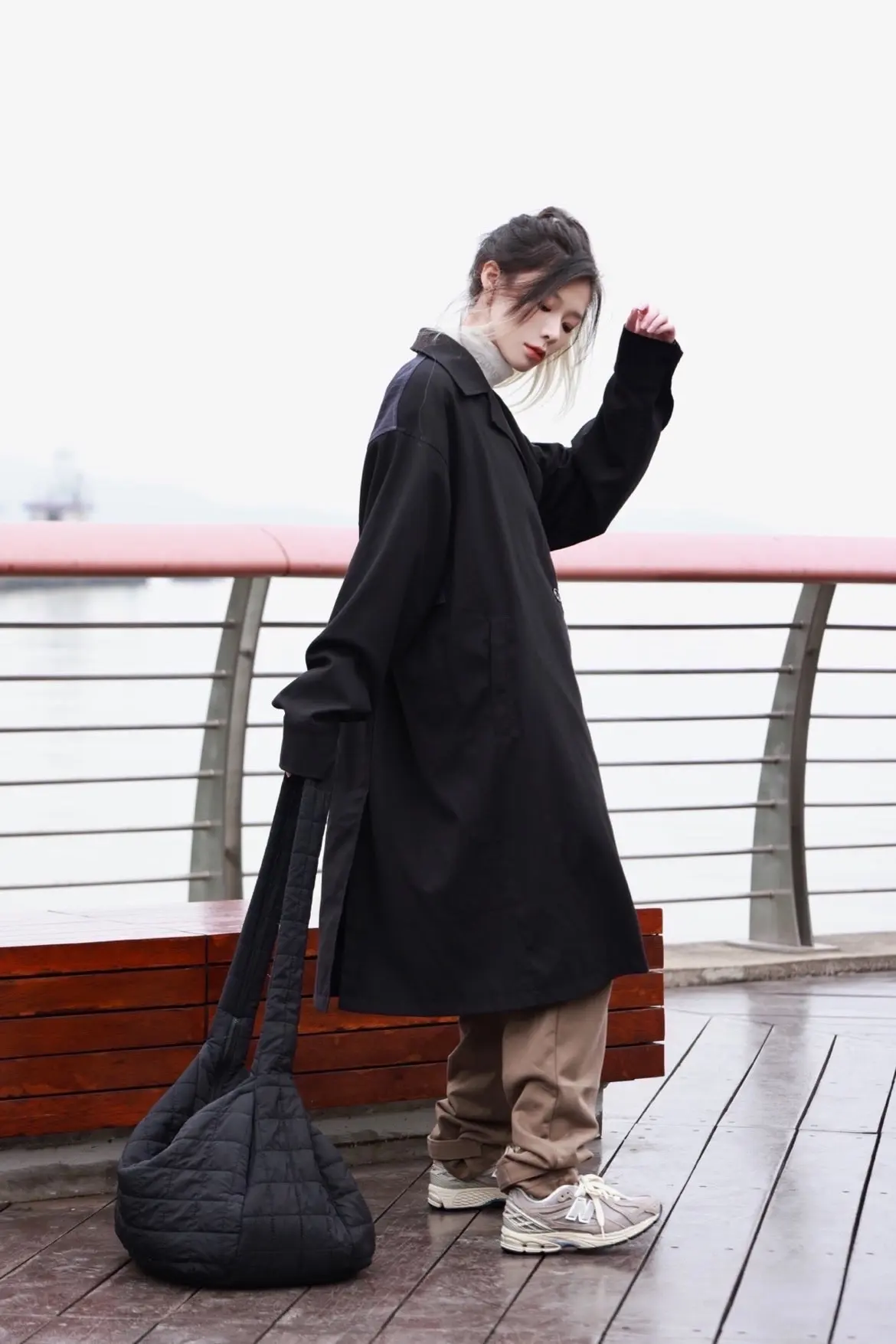 Rodebjer Tencha Coat - Grey Melange: A Fashion Must-Have | YtaYta