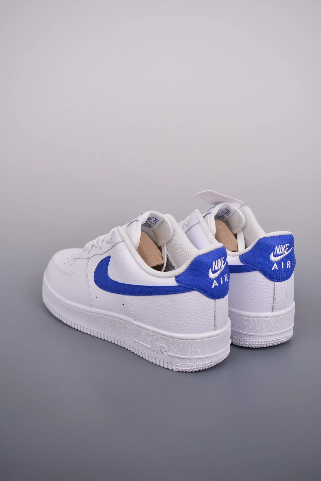 The Best Replica Nike Air Force 1 '07 in White and Game Royal Blue | YtaYta