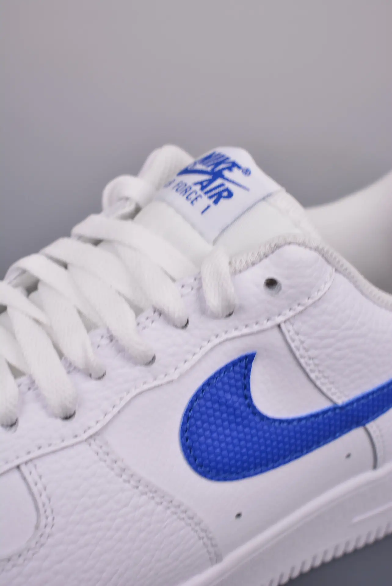 The Best Replica Nike Air Force 1 '07 in White and Game Royal Blue | YtaYta