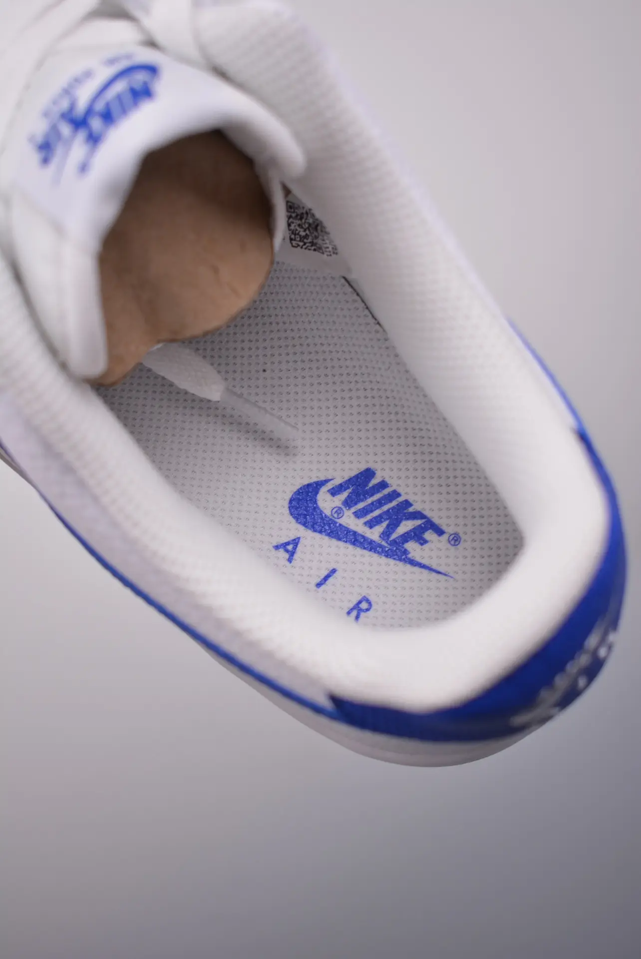 The Best Replica Nike Air Force 1 '07 in White and Game Royal Blue | YtaYta