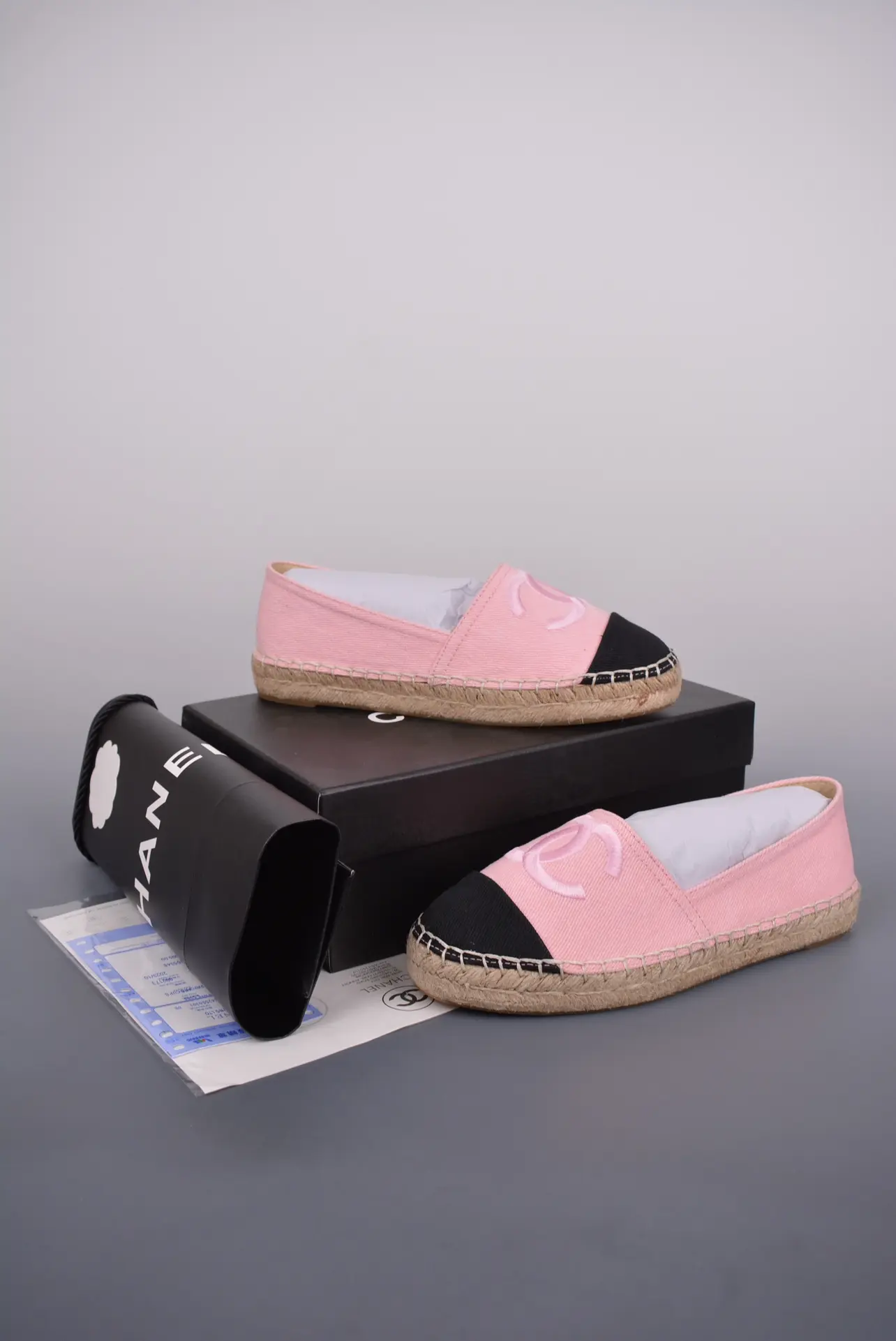 Fake Chanel Espadrilles in Pink Denim – Affordable Luxury | YtaYta