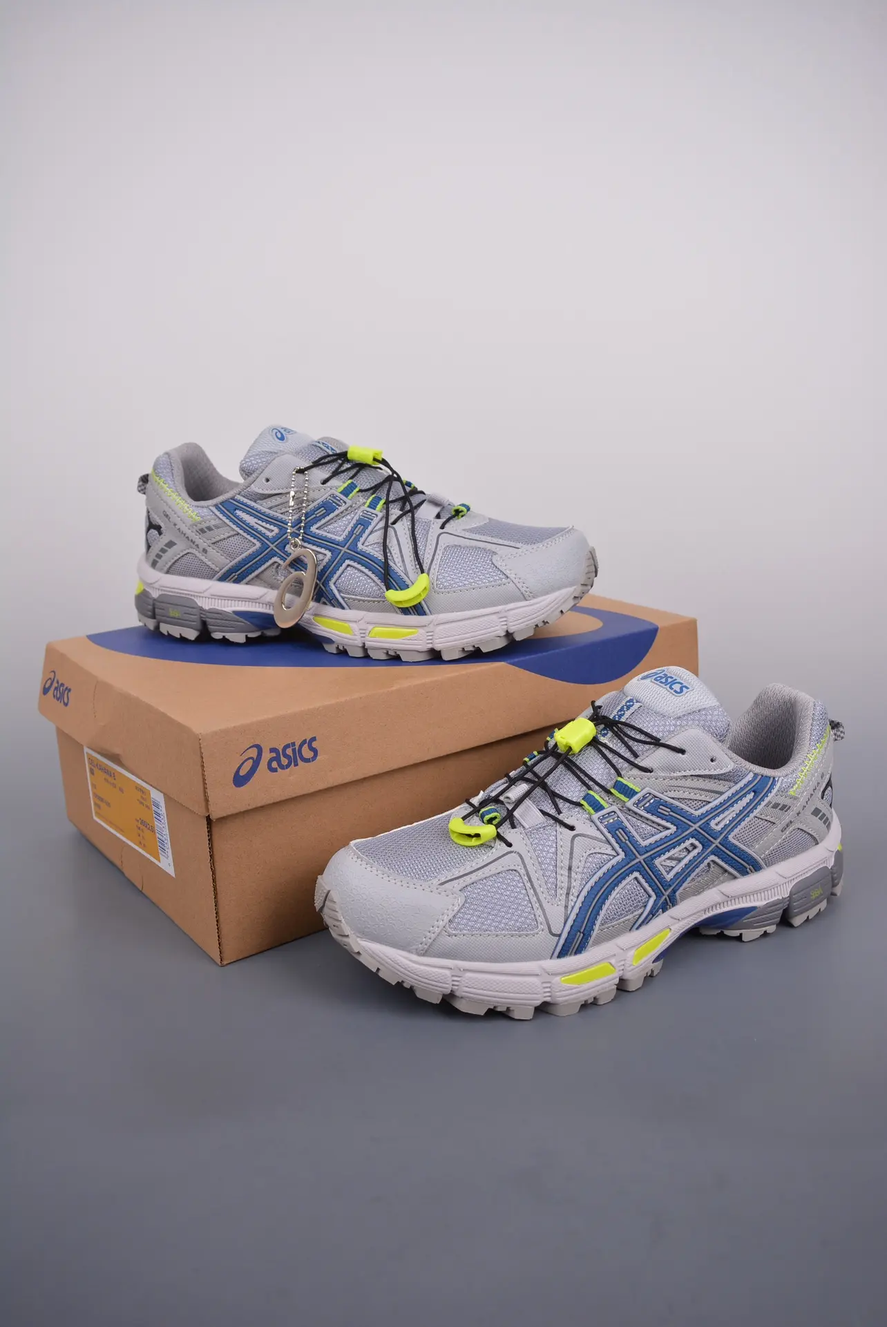 ASICS Gel-Kahana 8 Replica in Grey/Blue: Trail Running Shoes Review | YtaYta