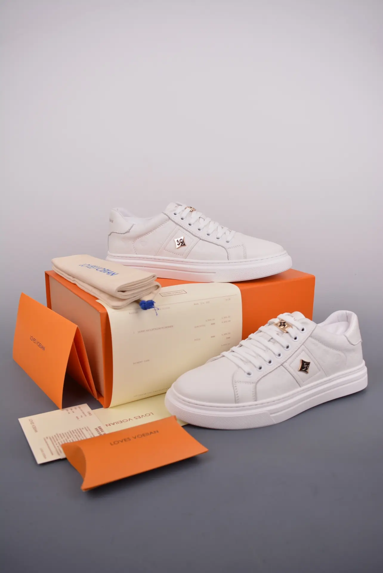 Louis Vuitton Marseille 21 Unisex Recycled Vegan Trainers - Polar White Zach Footwear: A Luxurious Alternative | YtaYta