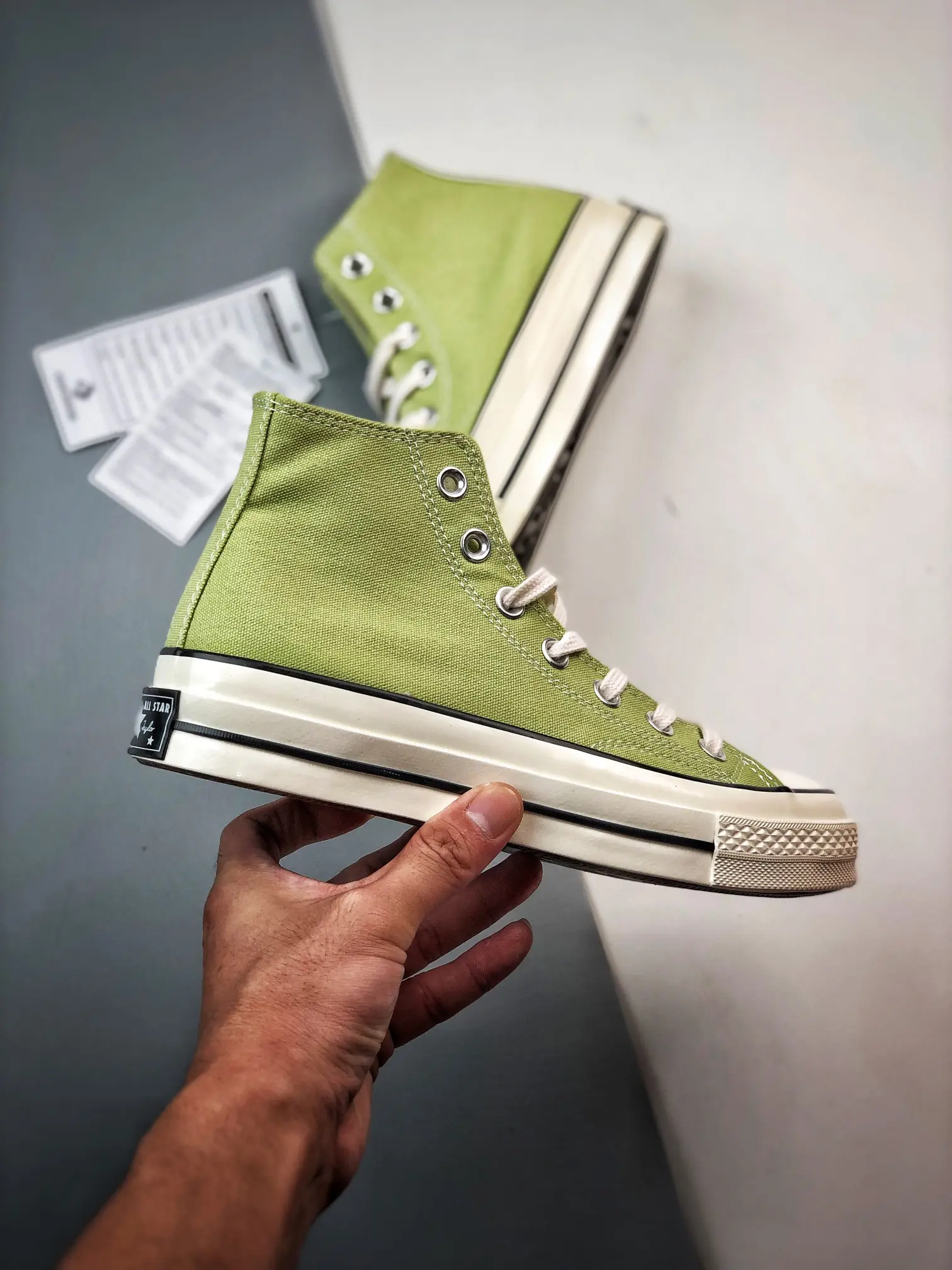 Vitality Green Converse Chuck 70 Hi Shoes Replica Review | YtaYta