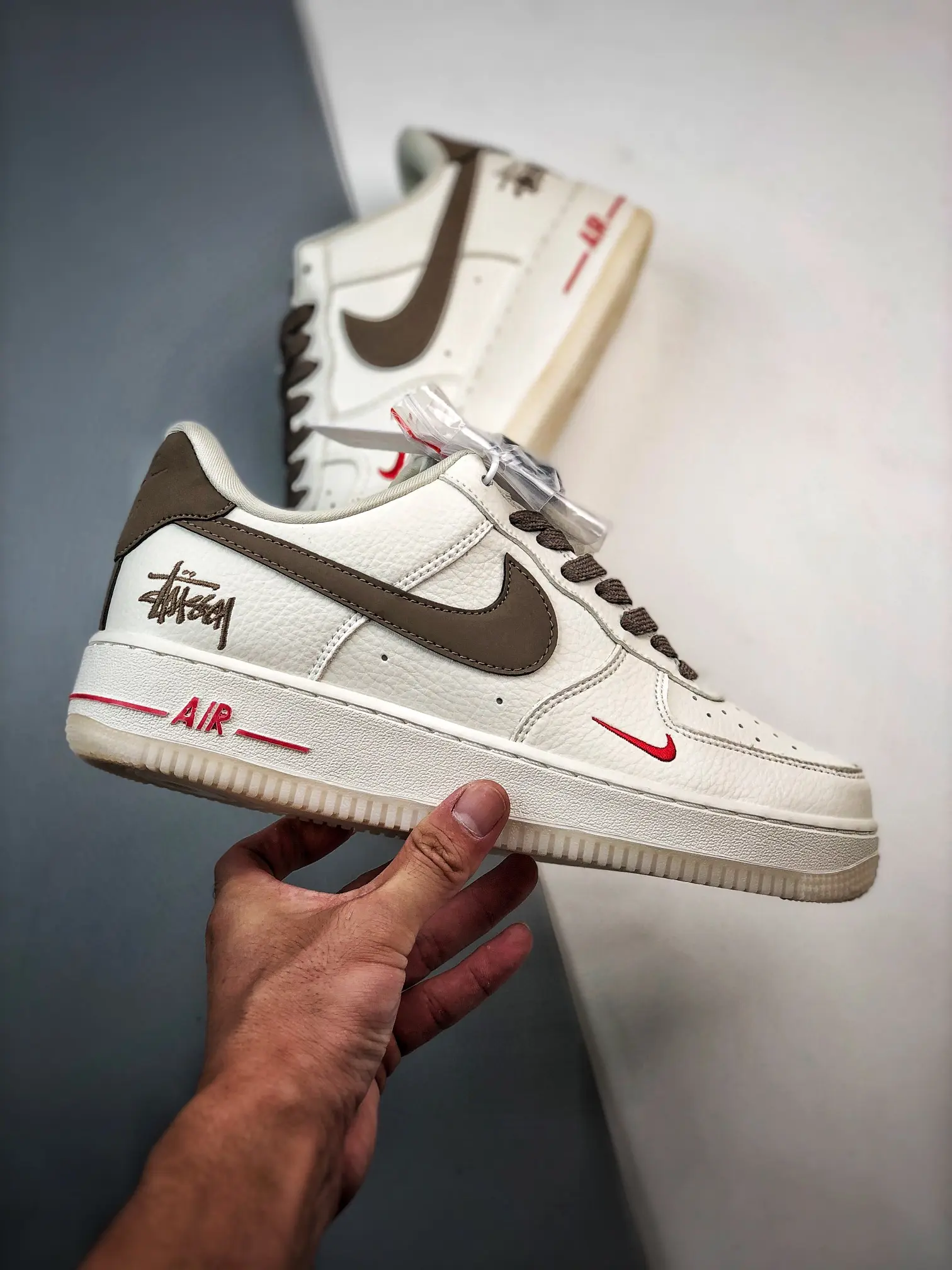 Rep Fake Replica Nike Air Force 1 Sneakers AF1 Brown Streak for Men and Women | YtaYta