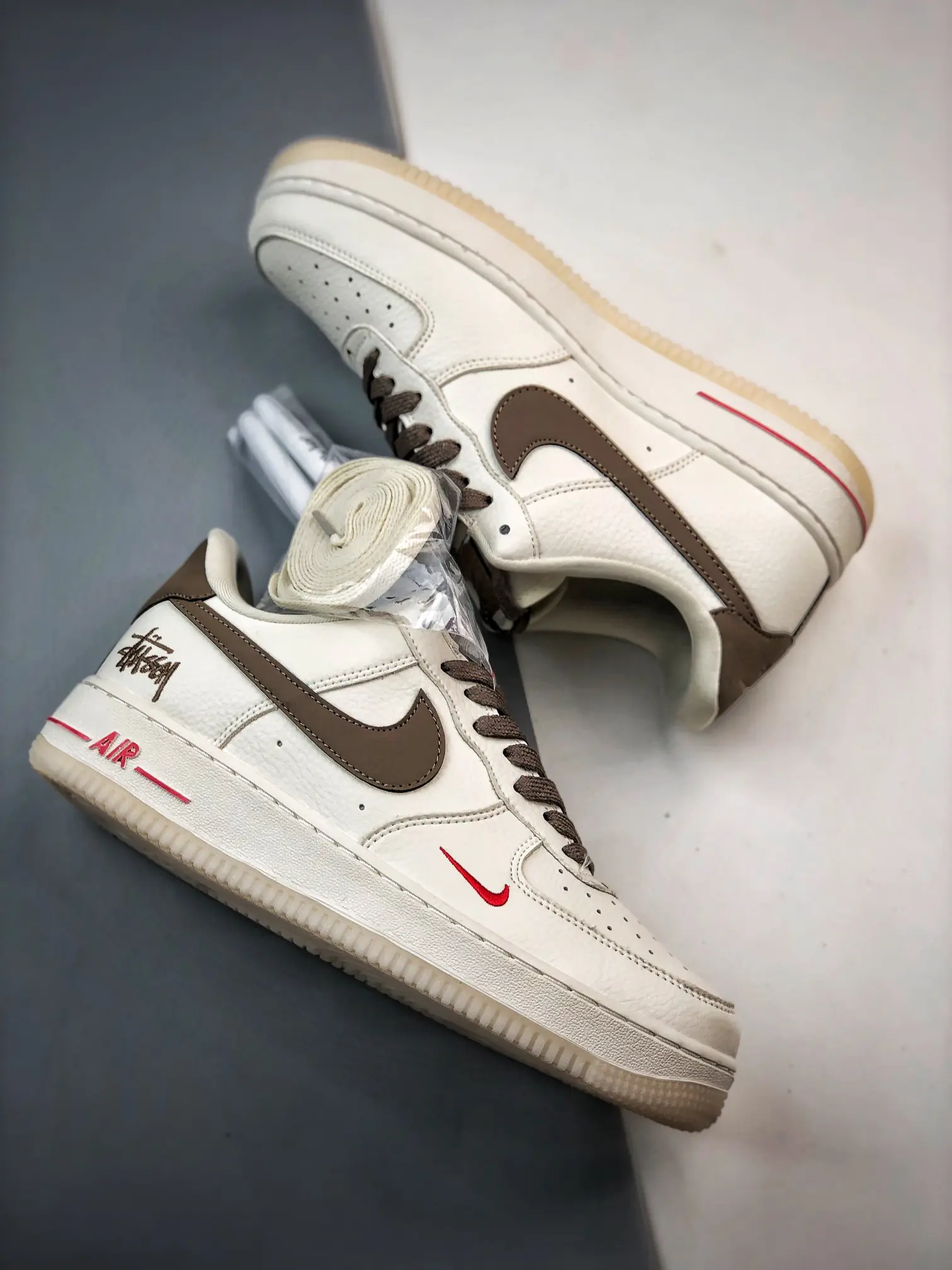 Rep Fake Replica Nike Air Force 1 Sneakers AF1 Brown Streak for Men and Women | YtaYta