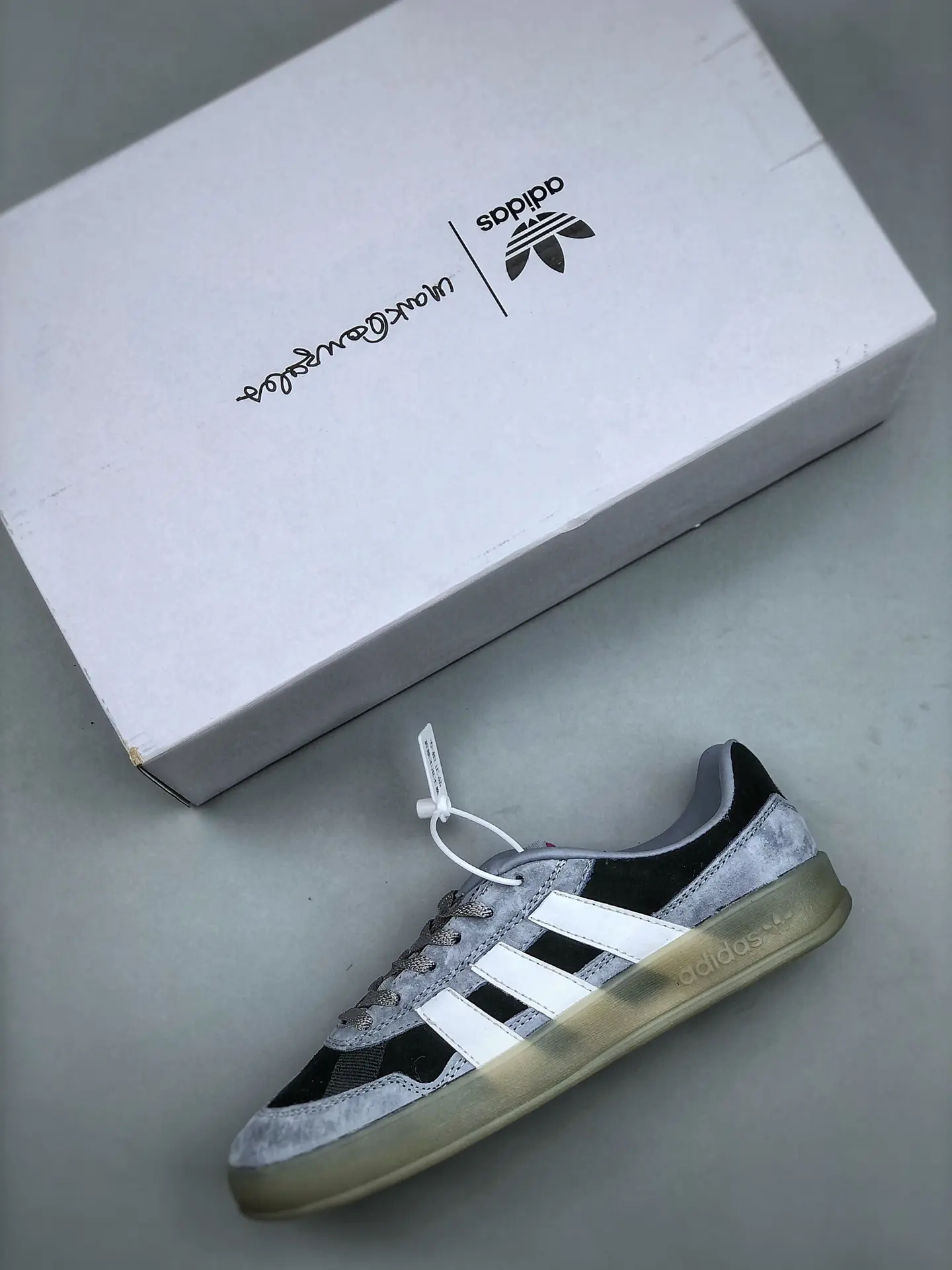 Adidas Aloha Super Mark Gonzales Brainwash Victim Replica – Grey/Black | YtaYta