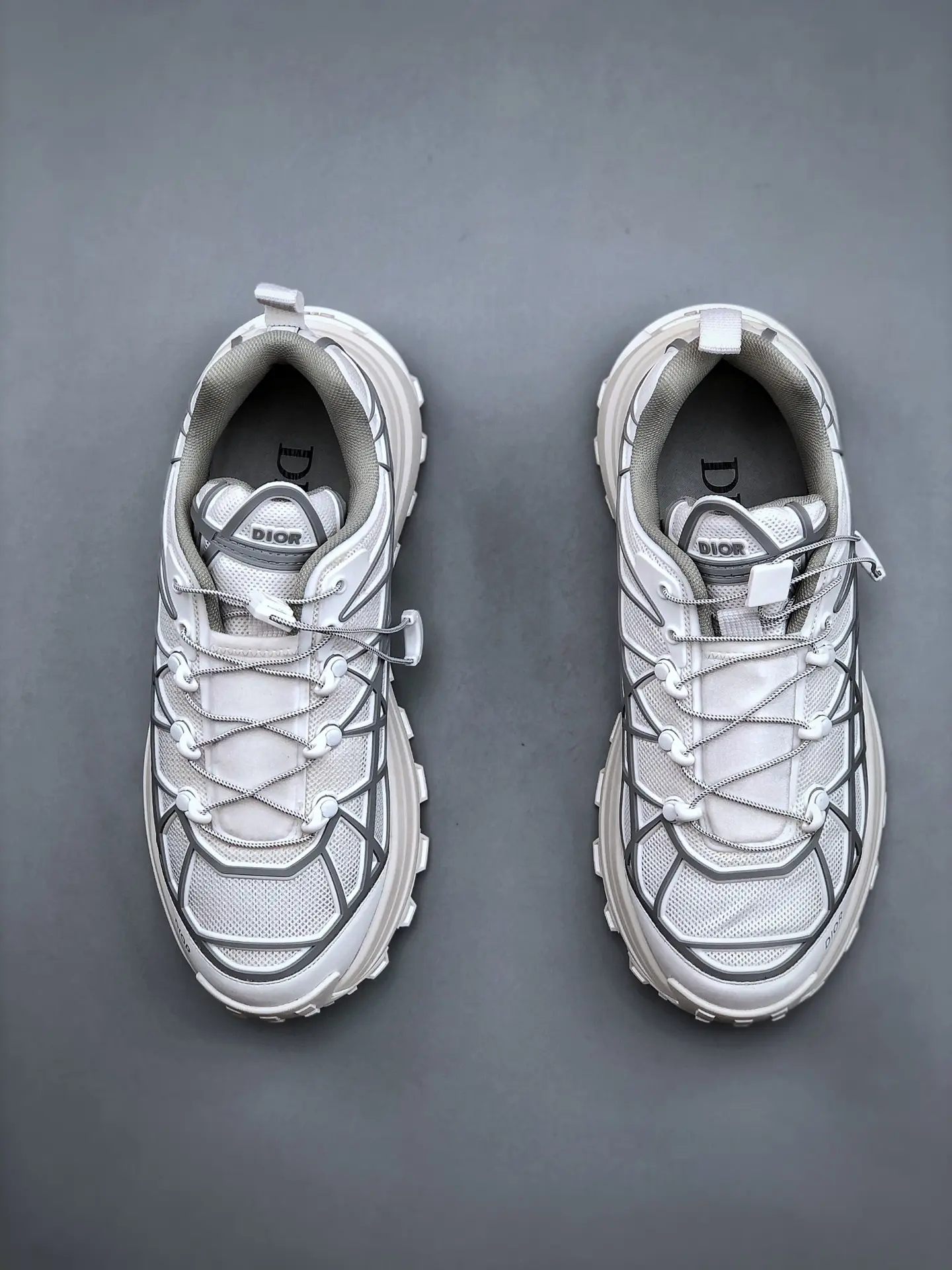 Dior B31 Runner Sneaker White Technical Mesh and Gray Rubber Replica Review | YtaYta