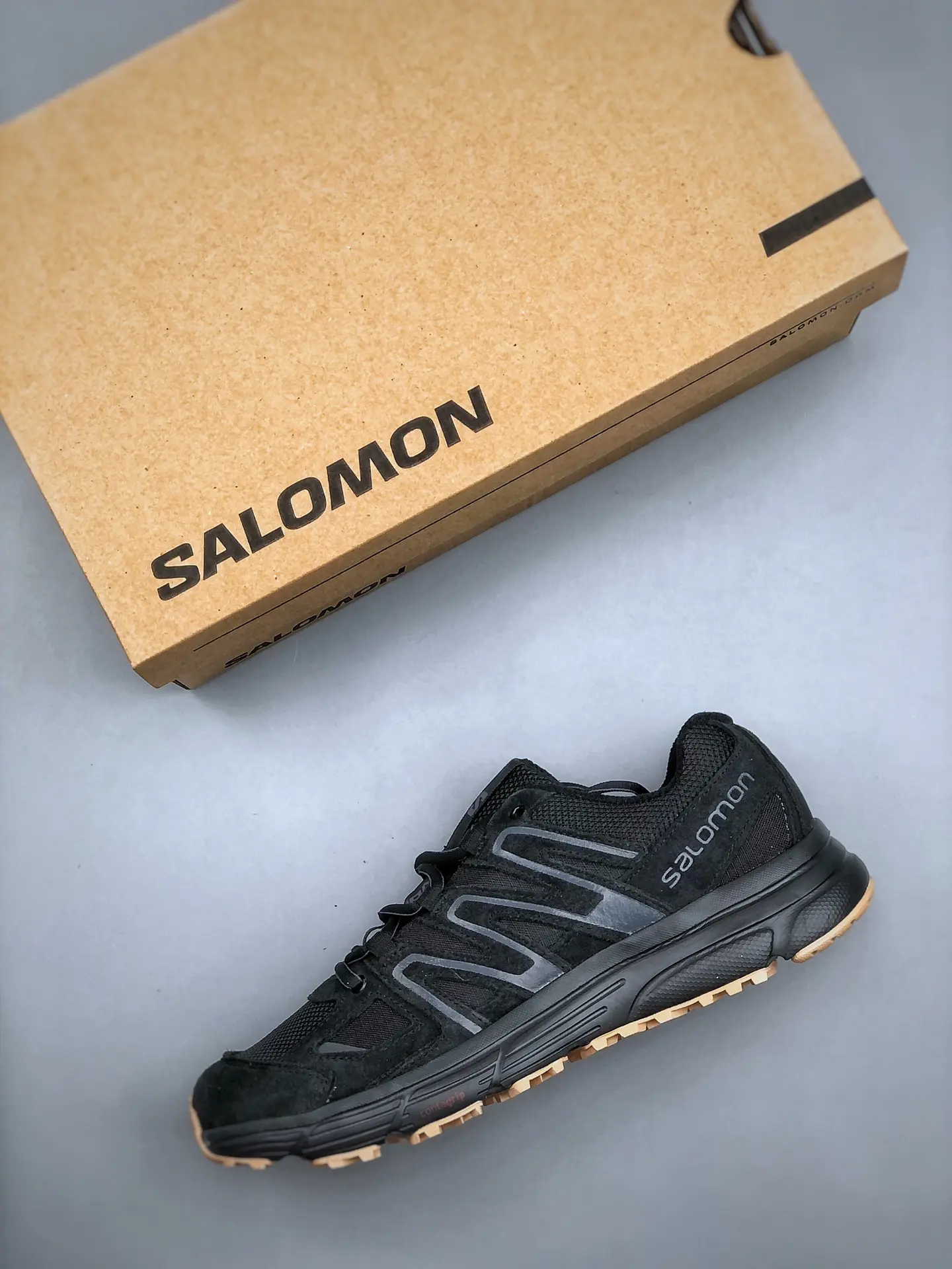 Salomon X-Mission 4 Suede Black/Ebony/Gum 3 Review: Authentic vs. Replica | YtaYta