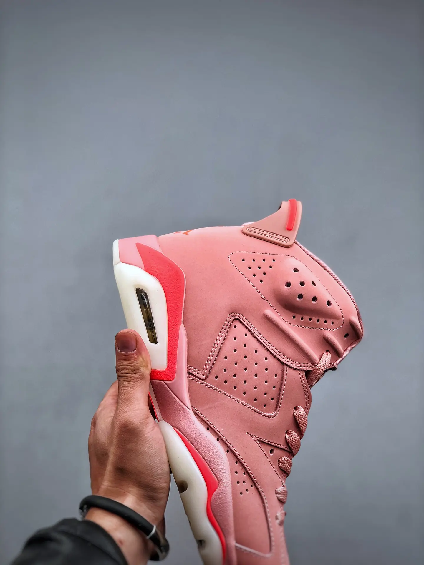 Replica Air Jordan Aleali May x Air Jordan 6 Retro Sneakers in Millennial Pink | YtaYta