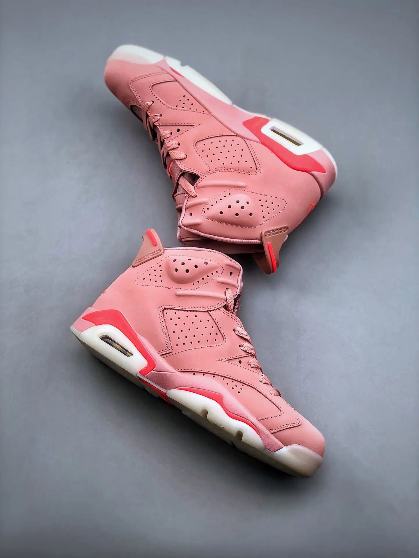 Replica Air Jordan Aleali May x Air Jordan 6 Retro Sneakers in Millennial Pink | YtaYta