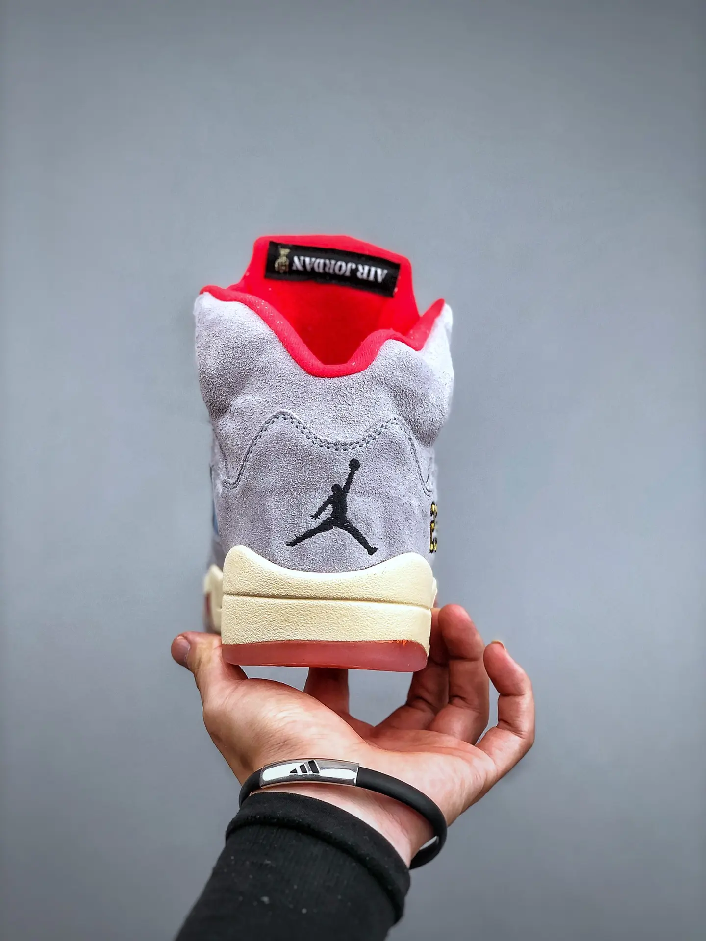 Replica Air Jordan University Red: A Detailed Look at Trophy Room x Jordan 5 Retro Ice Blue | YtaYta