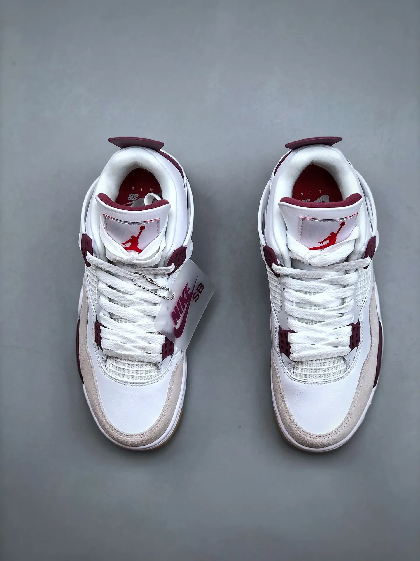 Replica Air Jordan Retro 4: White Red SB vs. Infrared Fire Red | YtaYta