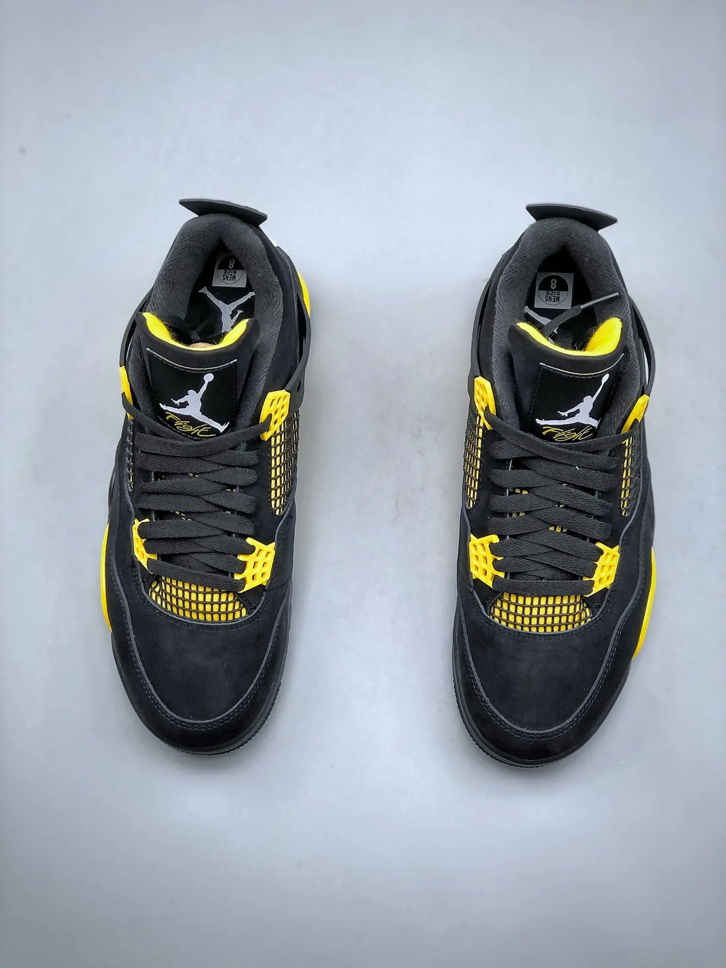 Nike Air Jordan Retro IV 4 Thunder 2023 Black Yellow Men's Size 13 Replica: A Deep Dive into the World of Replicas | YtaYta