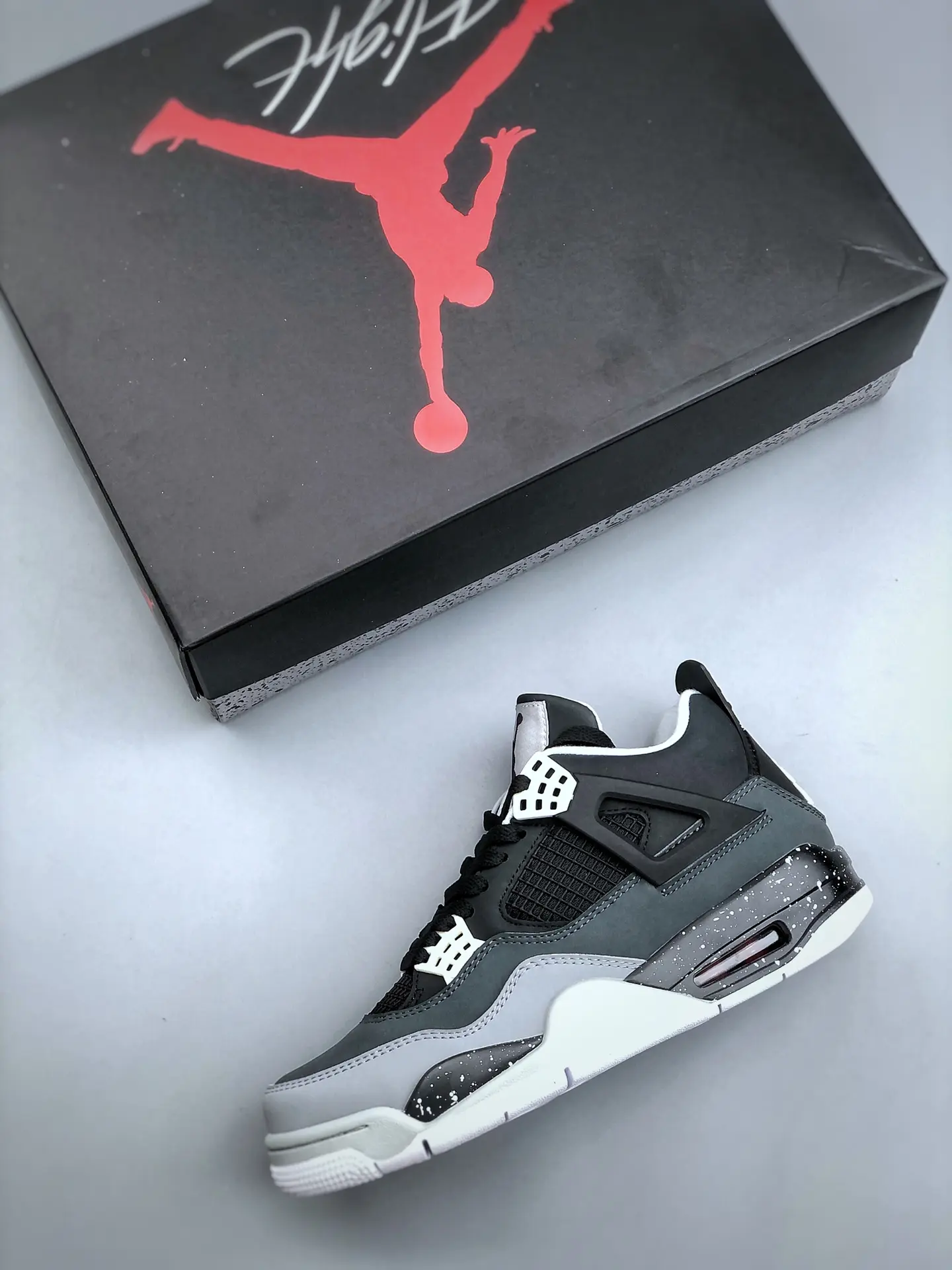 Unveiling the Replica Air Jordan 4 Retro Fear Pack: Cool Grey & Black | YtaYta