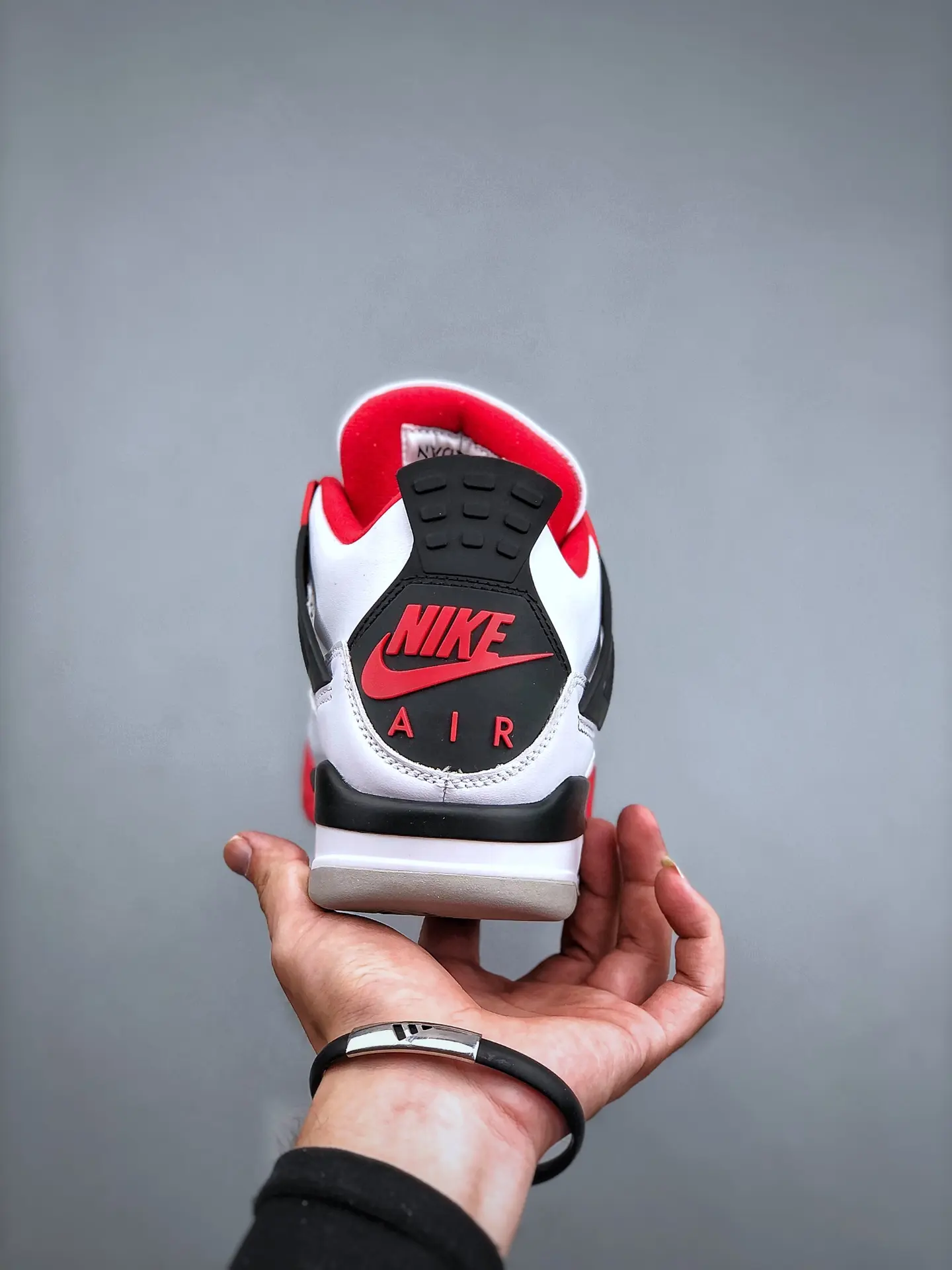 Rep Fake Replica Air Jordan 4 Fire Red Cement Bred (2020) DC7770-160 Men Sz 10.5 | YtaYta