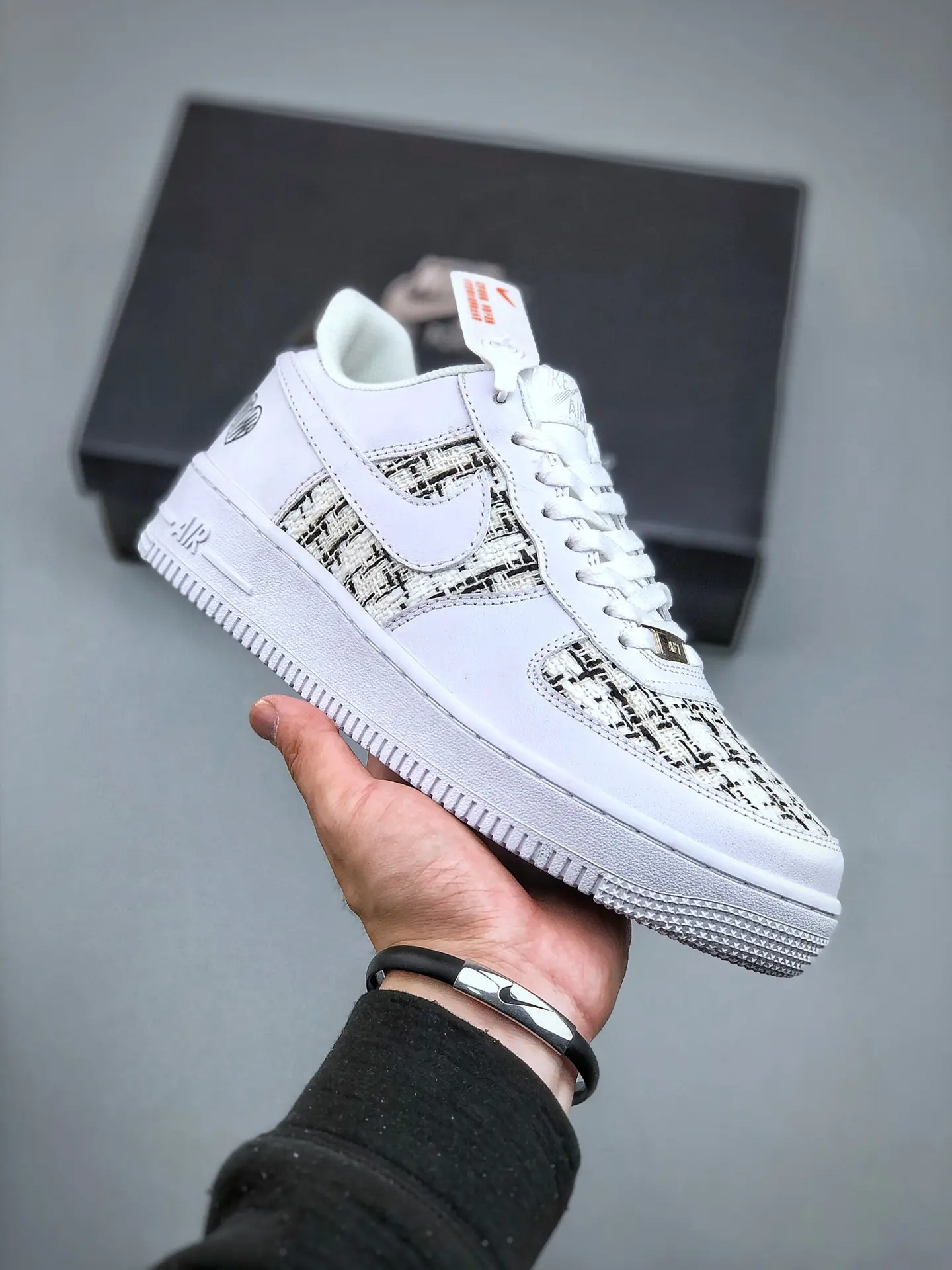 Nike Air Force 1 Low X Louis Vuitton X Virgil Abloh Blue Men's Size 01 White-Blue Sneakers Shoes (Replica/Fake) | YtaYta