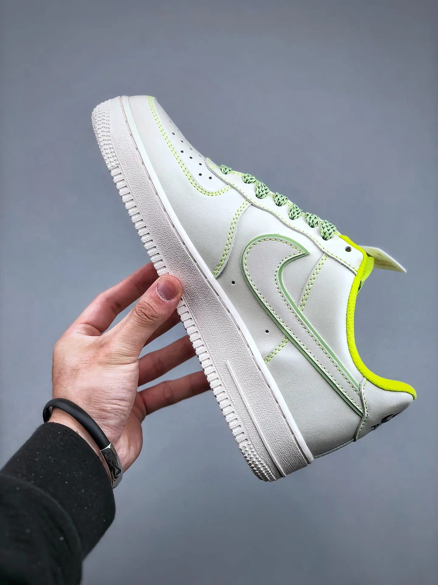 The Allure of Nike Air Force 1 '07 Beige Green White Replica Sneakers | YtaYta