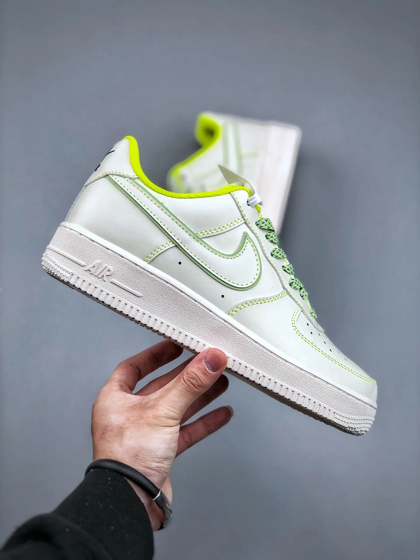 The Allure of Nike Air Force 1 '07 Beige Green White Replica Sneakers | YtaYta