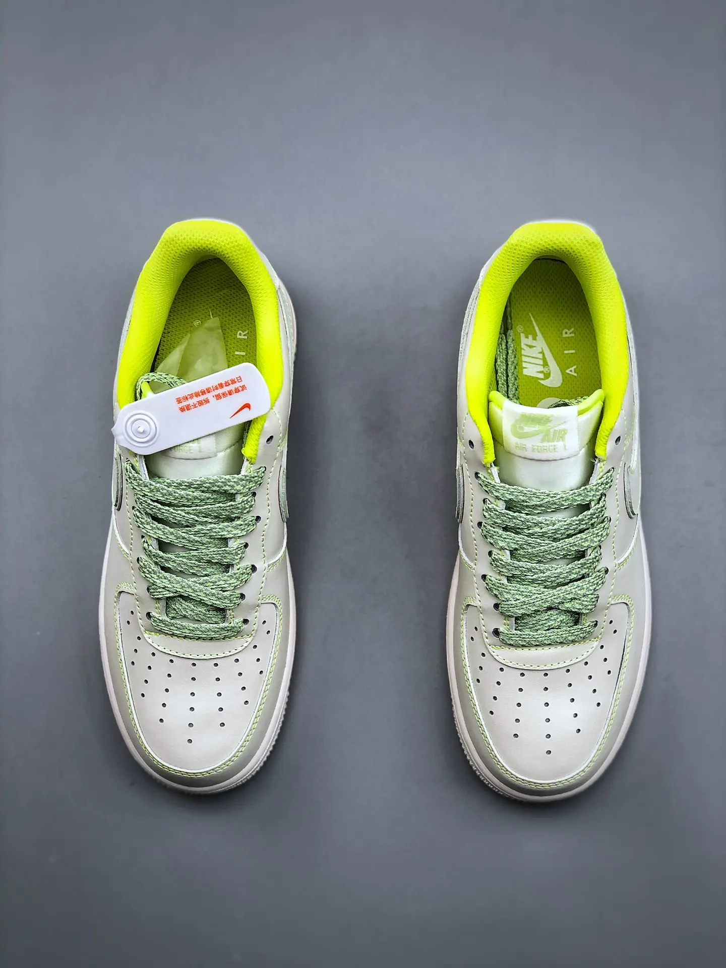 The Allure of Nike Air Force 1 '07 Beige Green White Replica Sneakers | YtaYta