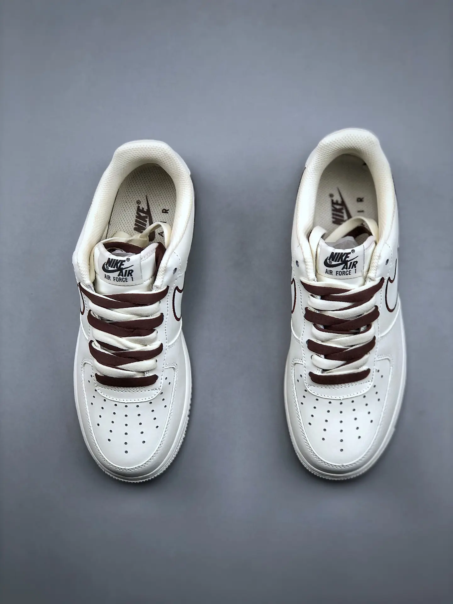 Discovering the World of Replica Nike Air Force 1 Brown-Red Swoosh Sneakers | YtaYta