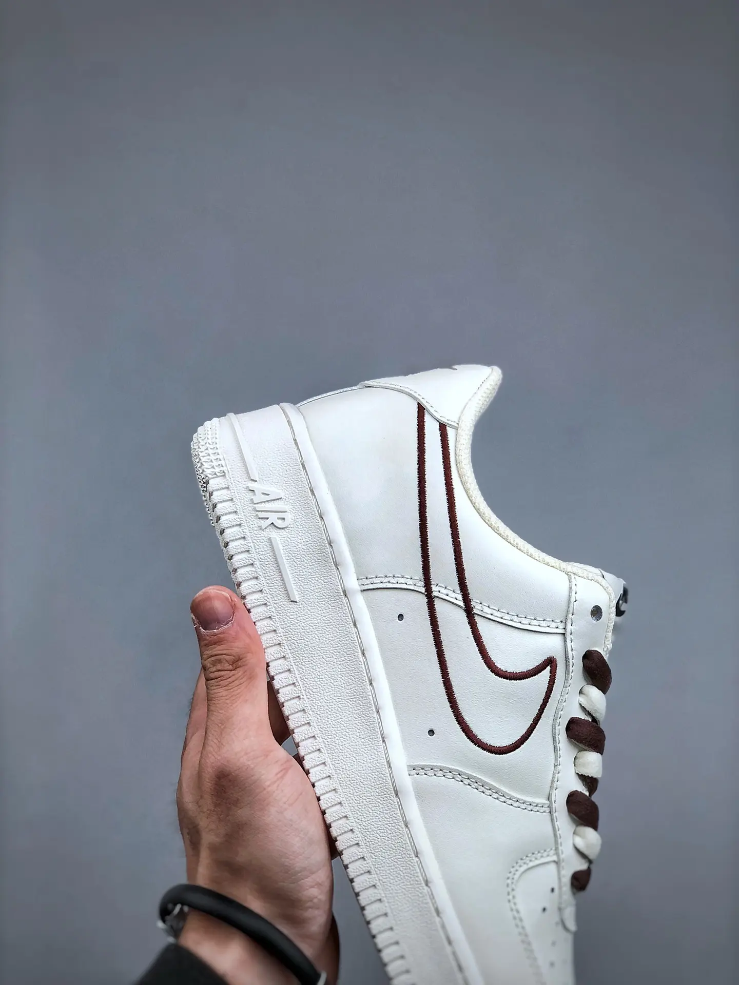 Discovering the World of Replica Nike Air Force 1 Brown-Red Swoosh Sneakers | YtaYta