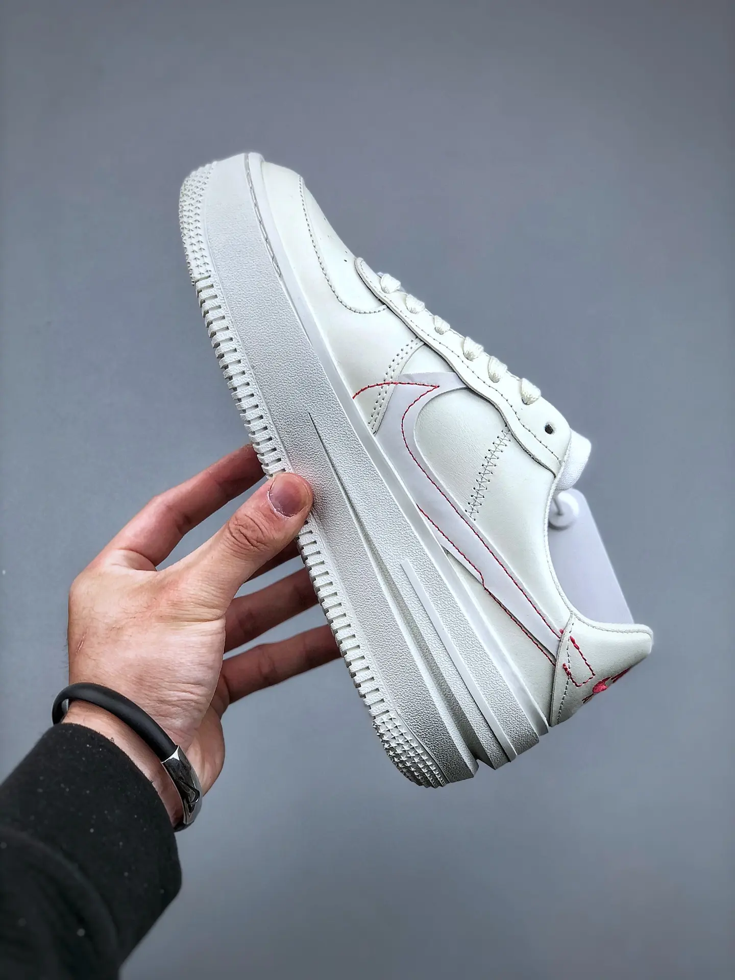 Nike Women's Air Force 1 PLT.AF.ORM Sail Ivory (Replica) | YtaYta