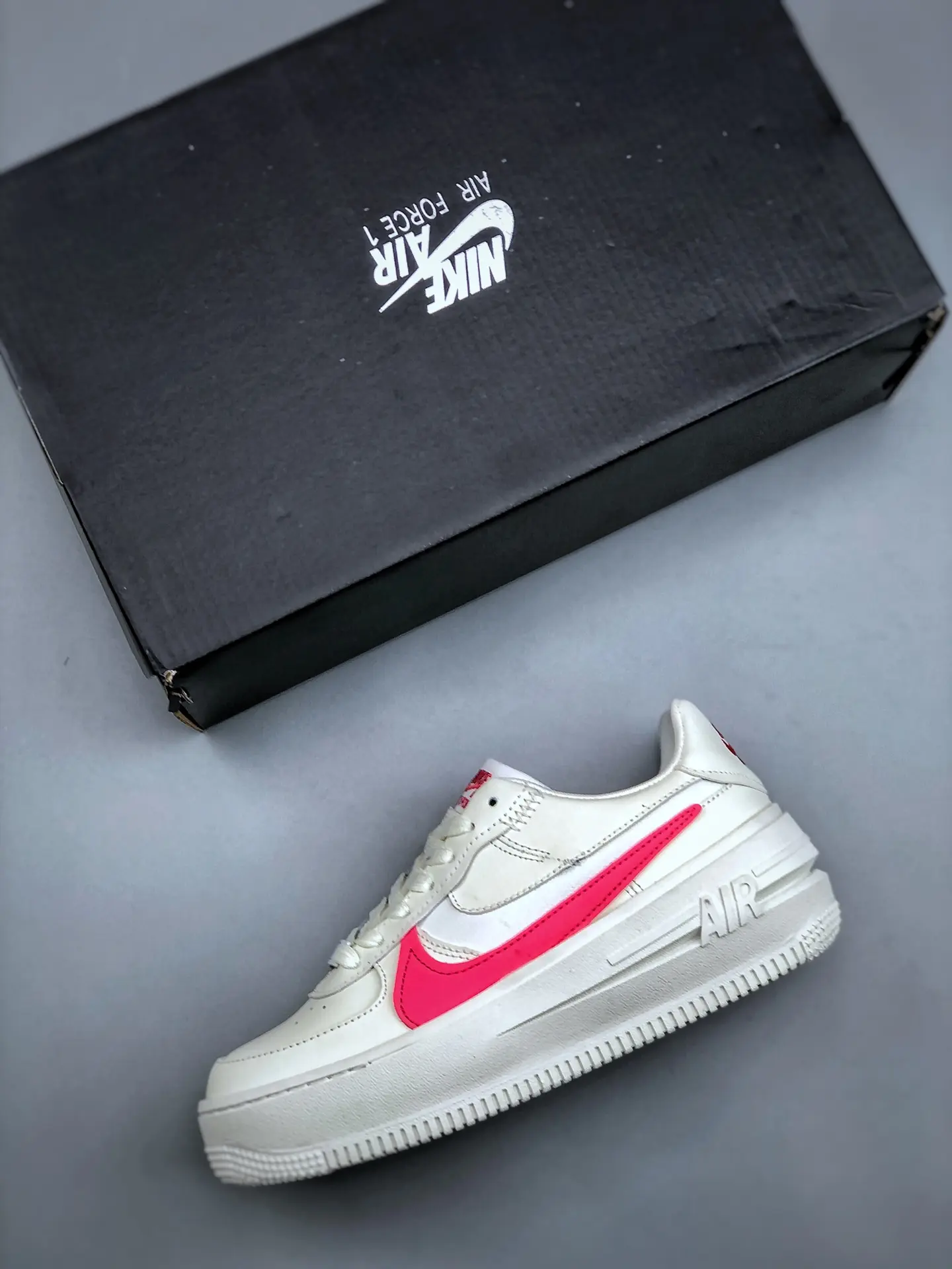 Nike Women's Air Force 1 PLT.AF.ORM Sail Ivory (Replica) | YtaYta