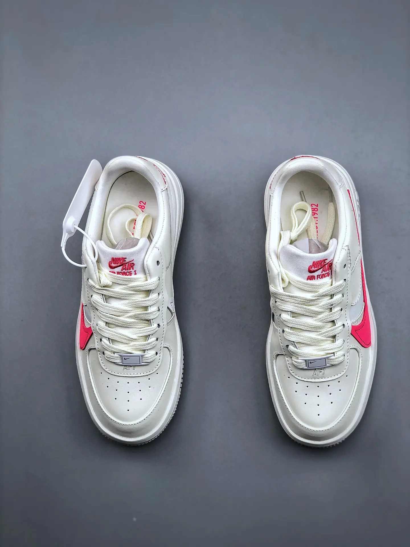 Nike Women's Air Force 1 PLT.AF.ORM Sail Ivory (Replica) | YtaYta