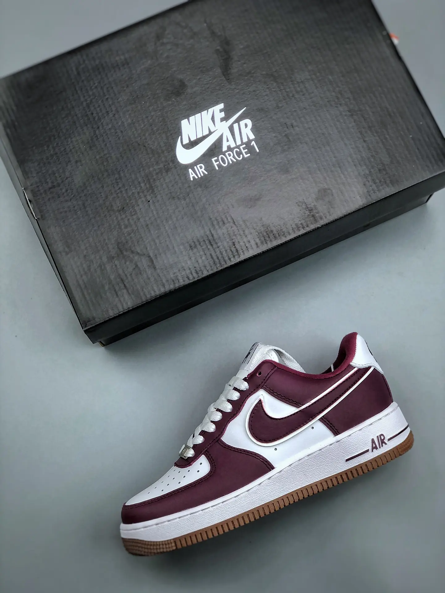 Nike Air Force 1 '07 LV8 'Night Maroon' Replica: Unboxing & Review | YtaYta