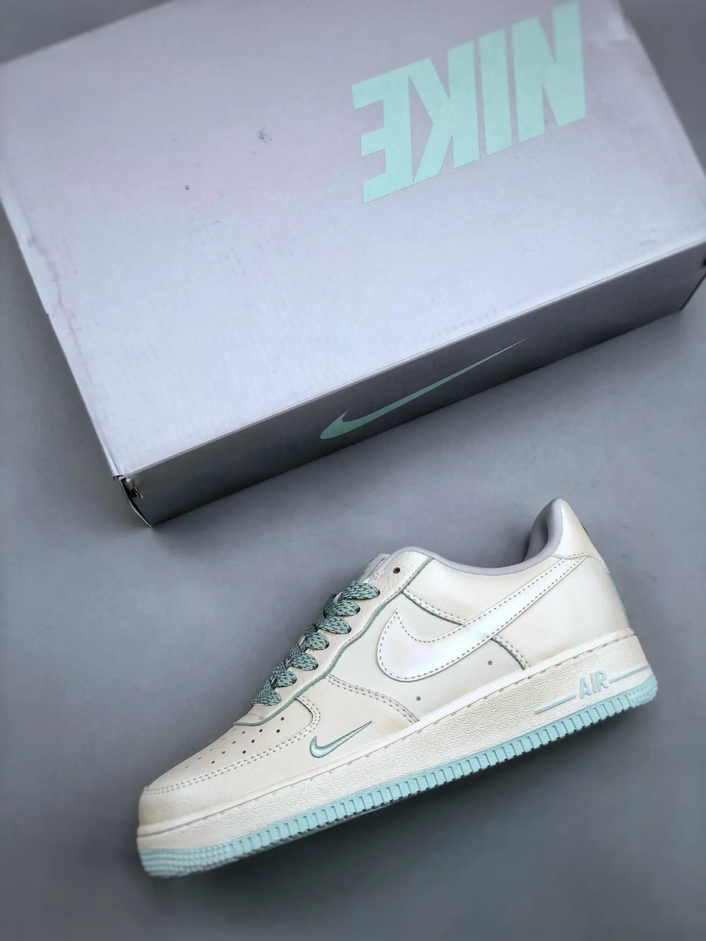 The Best Replica Nike Air Force 1 07 Low Rice White Light Blue | YtaYta