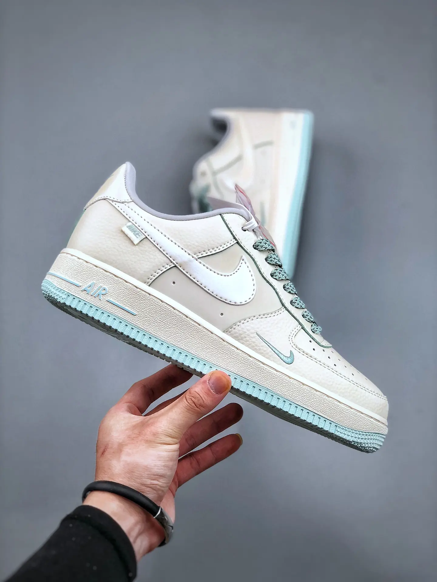 The Best Replica Nike Air Force 1 07 Low Rice White Light Blue | YtaYta