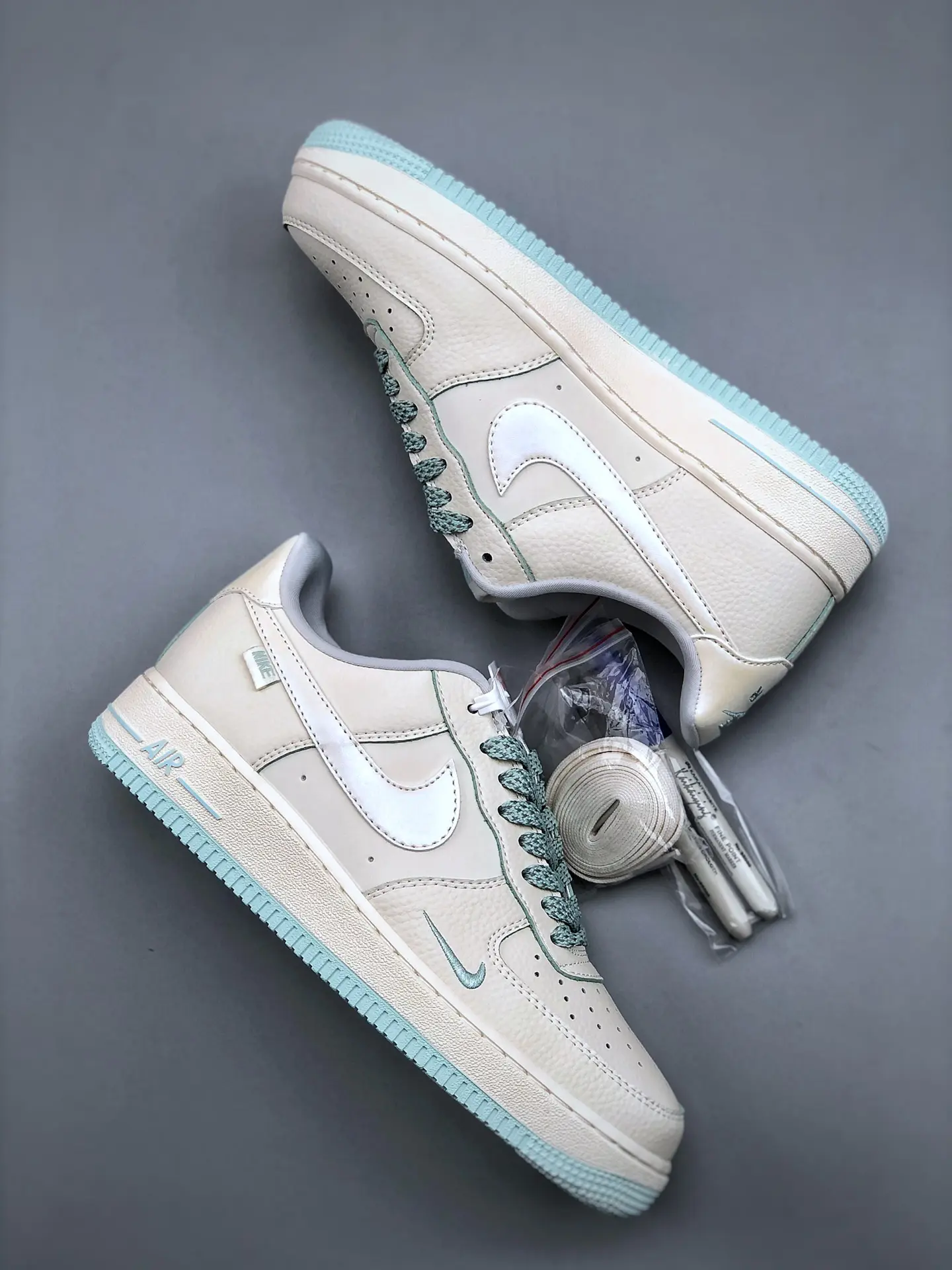 The Best Replica Nike Air Force 1 07 Low Rice White Light Blue | YtaYta