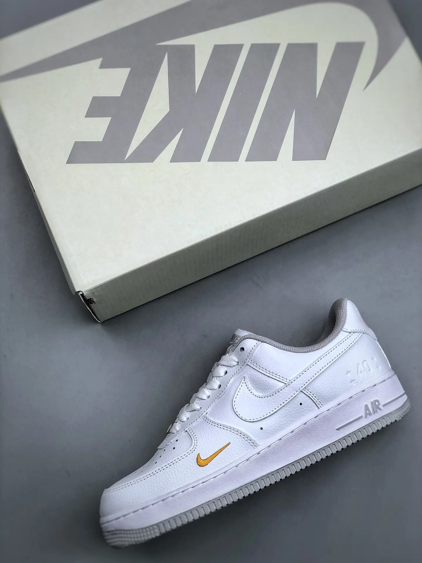 Comprehensive Guide to Replica Nike Air Force 1 07 Low White Light Grey Metallic Gold | YtaYta