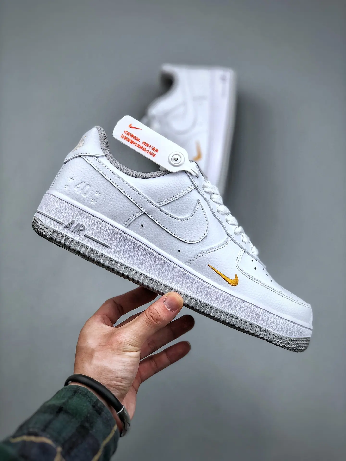 Comprehensive Guide to Replica Nike Air Force 1 07 Low White Light Grey Metallic Gold | YtaYta