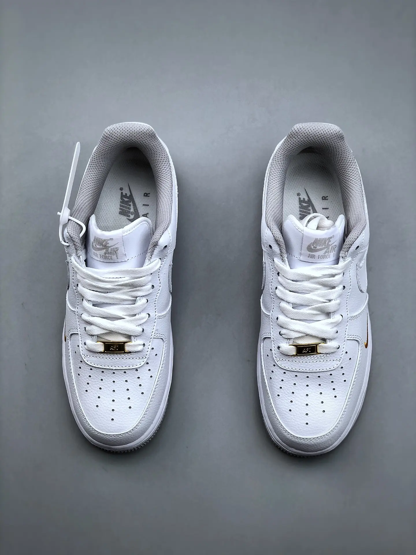 Comprehensive Guide to Replica Nike Air Force 1 07 Low White Light Grey Metallic Gold | YtaYta