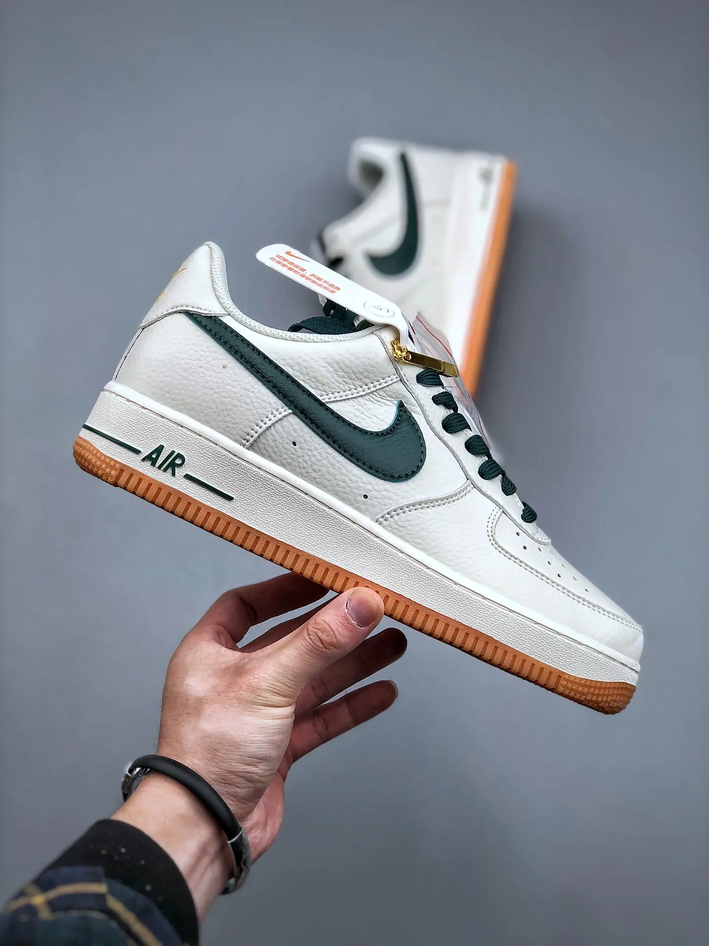 Nike Air Force 1 Replica Shoes: Summit White-Gorge Green Review | YtaYta