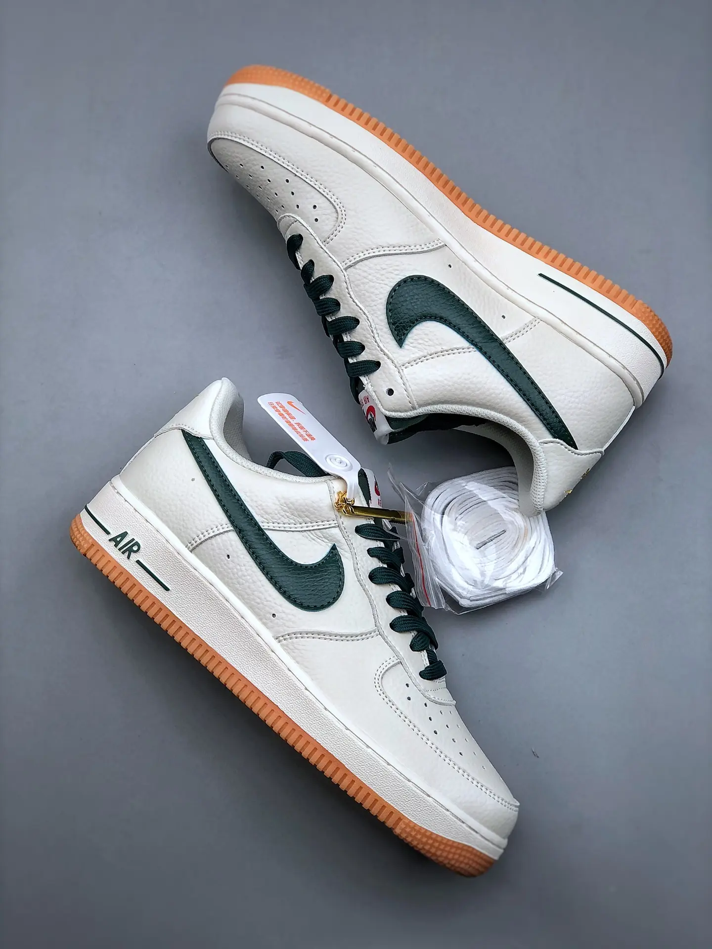 Nike Air Force 1 Replica Shoes: Summit White-Gorge Green Review | YtaYta