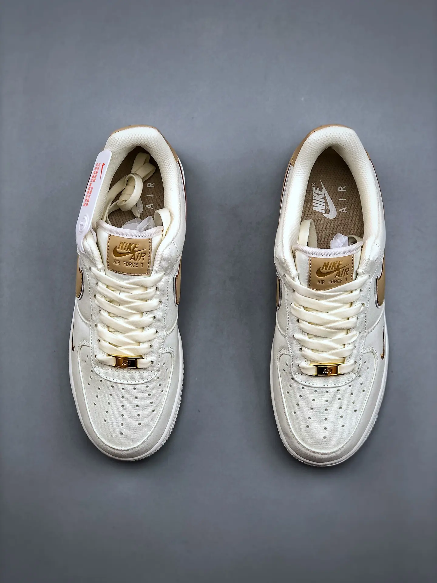 Replica Nike Air Force 1 Low 07 Essential White Beige Rattan Review | YtaYta