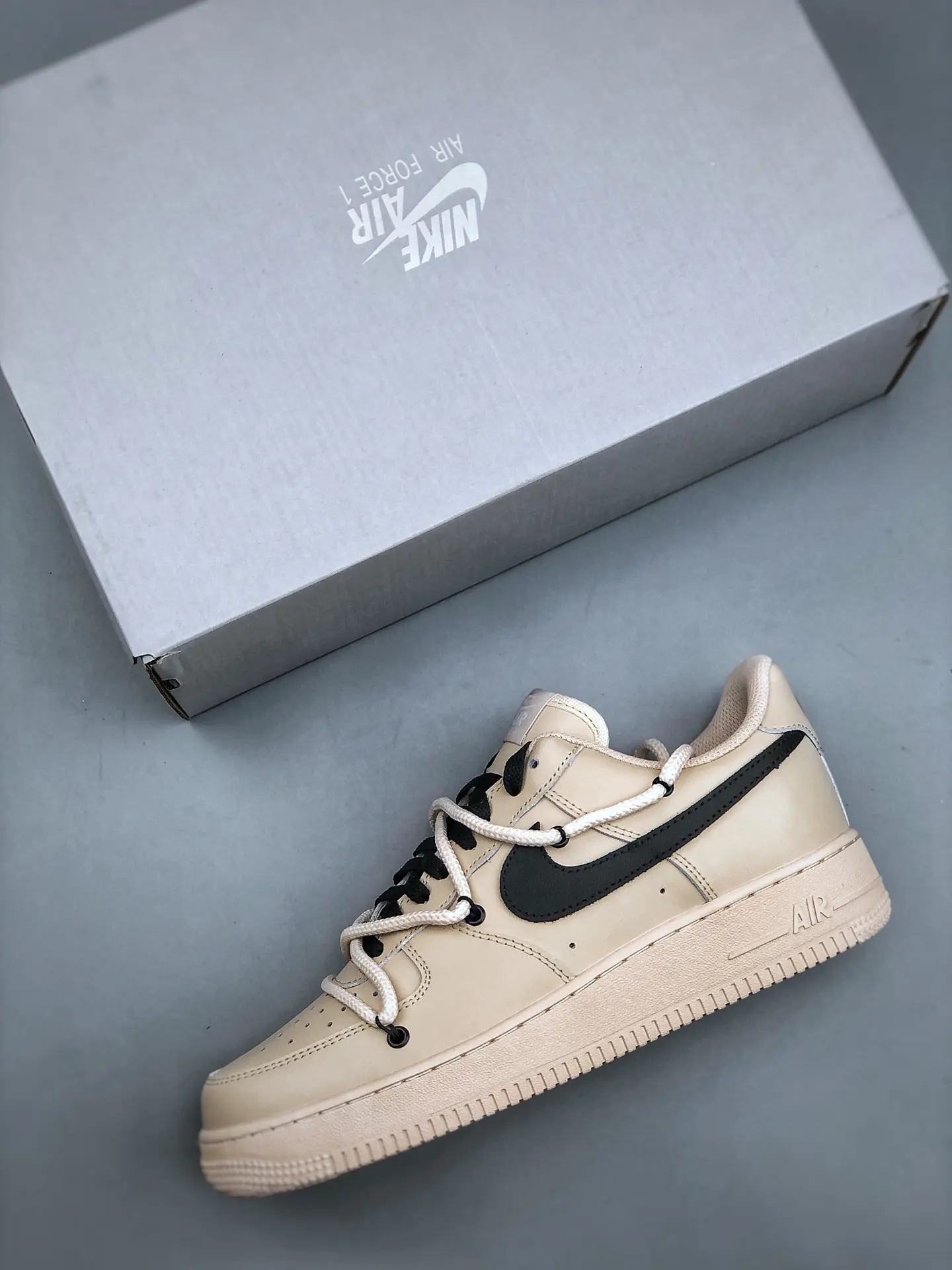 Replica Nike Air Force 1 '07 Premium Particle Beige - Cream/Tan | YtaYta