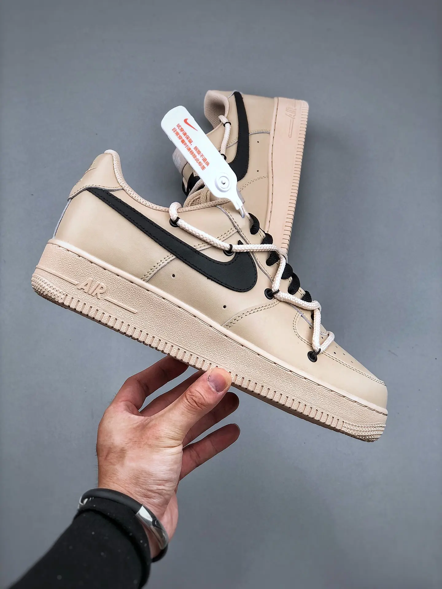 Replica Nike Air Force 1 '07 Premium Particle Beige - Cream/Tan | YtaYta